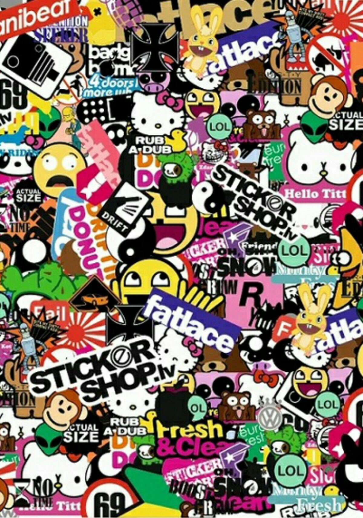 1200x1712  Стикербомбинг обои на телефон - 69 фото