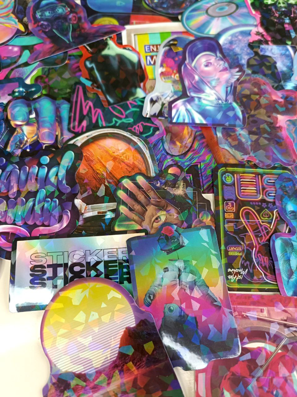 960x1280  50 шт Водоотталкивающие стикеры на ноутбук, авто, Стикербомбинг,  голография,зеркало ,наклейки – фото, отзывы, характеристики в  интернет-магазине ROZETKA от продавца: Город-А | Купить в Украине: Киеве,  Харькове, Днепре, Одессе, Запорожье, Львове