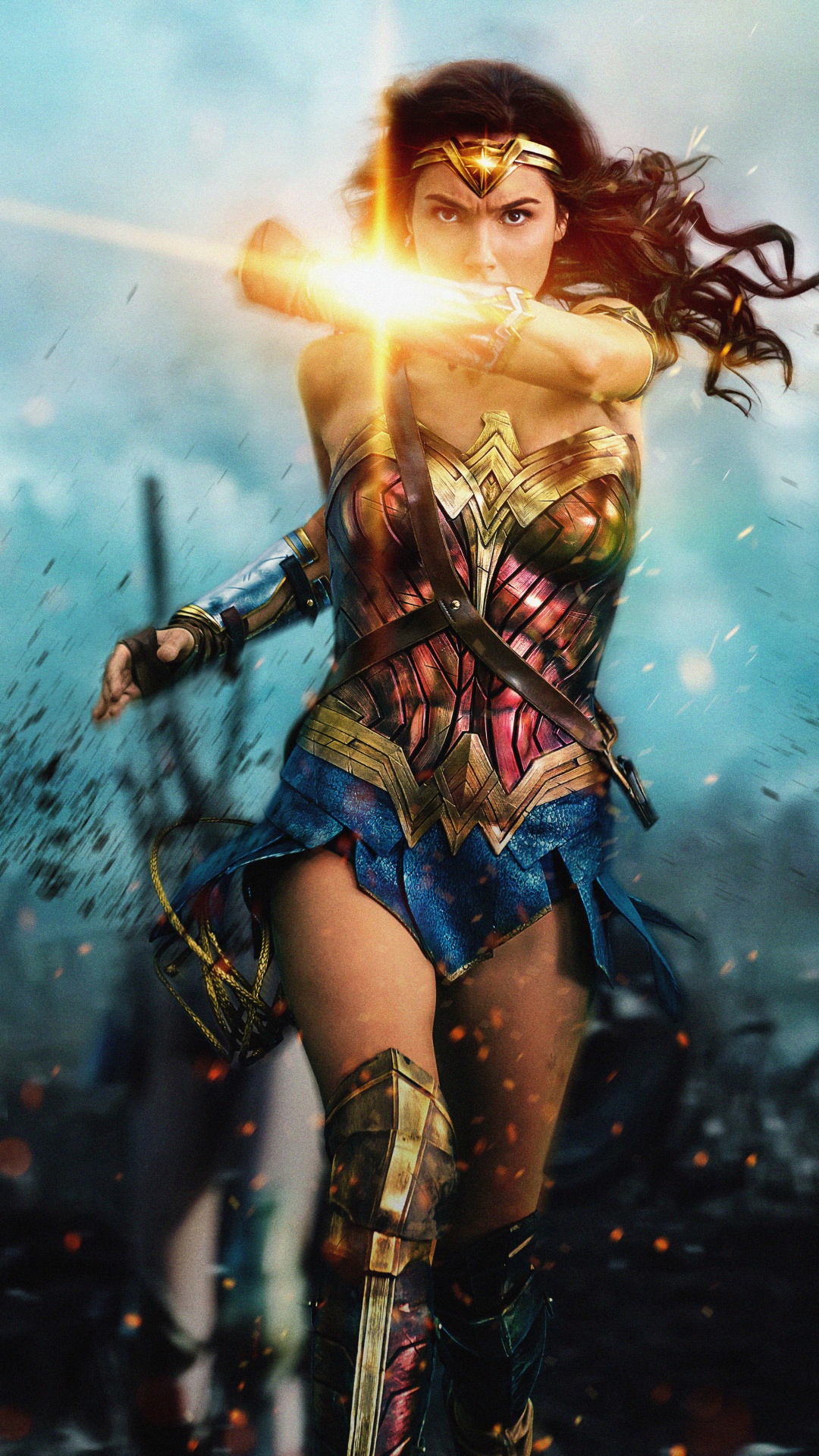 1080x1920  Обои чудоженщина, мифология, небо, девушка, супергеройское кино на телефон  Android, 1080x1920 картинки и фото бесплатно