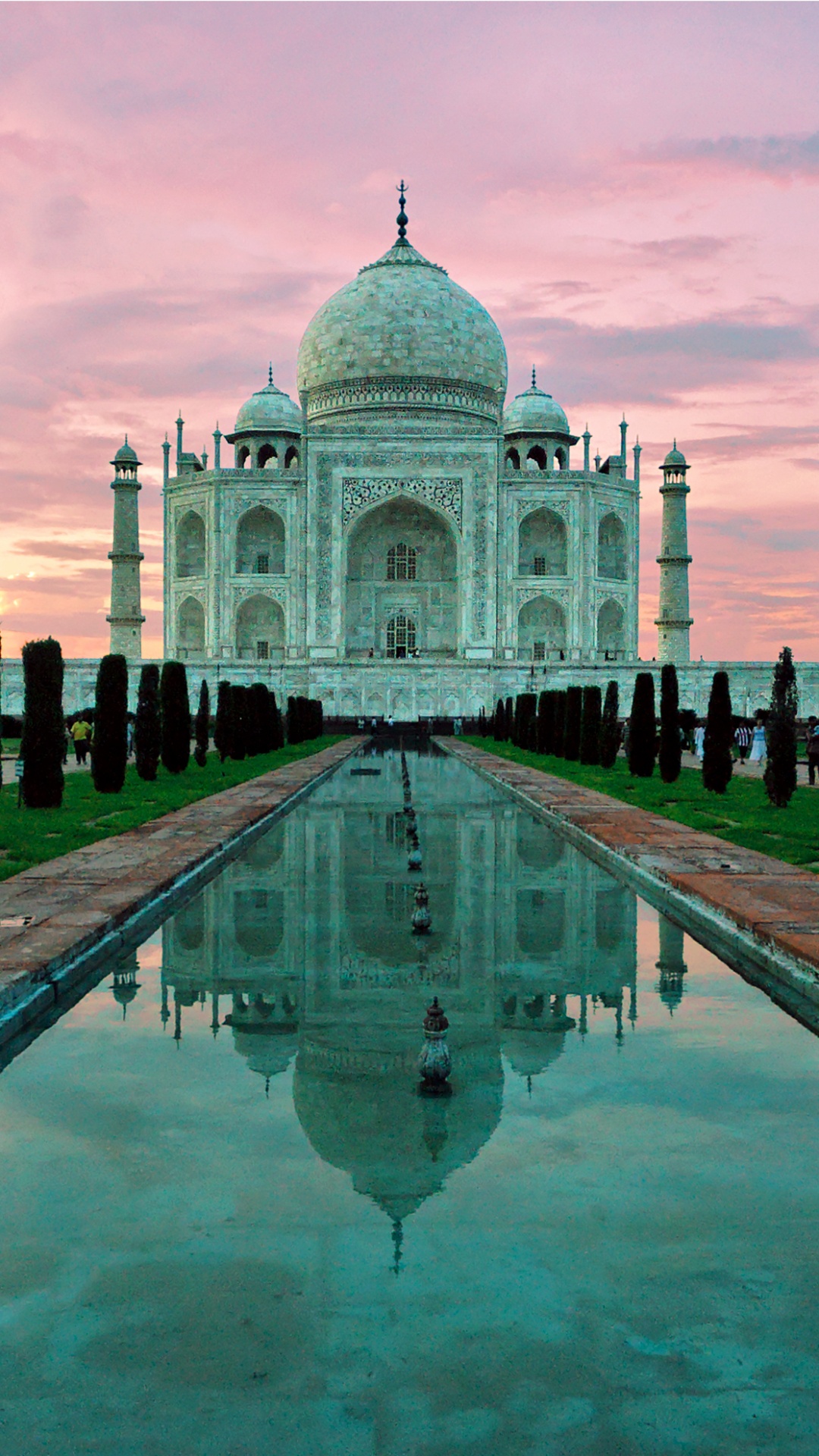 1080x1920  Обои Тадж-Махал, памятник, достопримечательность, ориентир, отражение на  телефон Android, 1080x1920 картинки и фото бесплатно