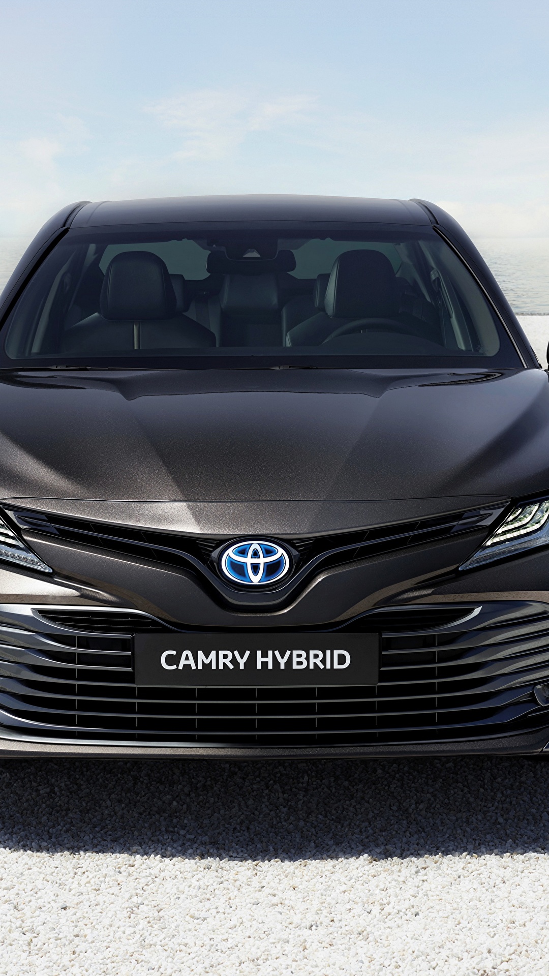 1080x1920  Картинка Тойота Hybrid Camry 2019 Спереди Автомобили 1080x1920