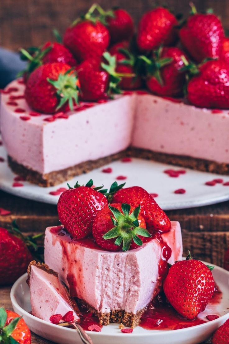 736x1104  Обои на телефон для девочек эстетика | Food, Homemade cheesecake recipes,  Easy cheesecake recipes