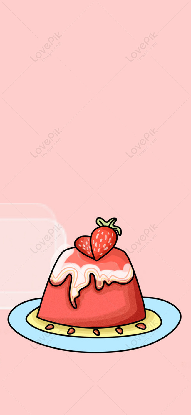 650x1407  Мультяшный торт на телефон изображение_Фото номер 400301773_JPG Формат  изображения_ru.lovepik.com