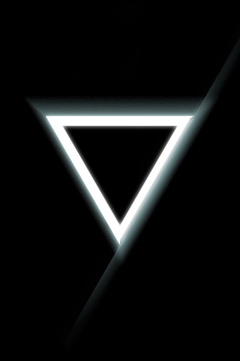 800x1200  Скачать 800x1200 треугольник, перевернутый, черный, фон обои, картинки  iphone 4s/4 for parallax