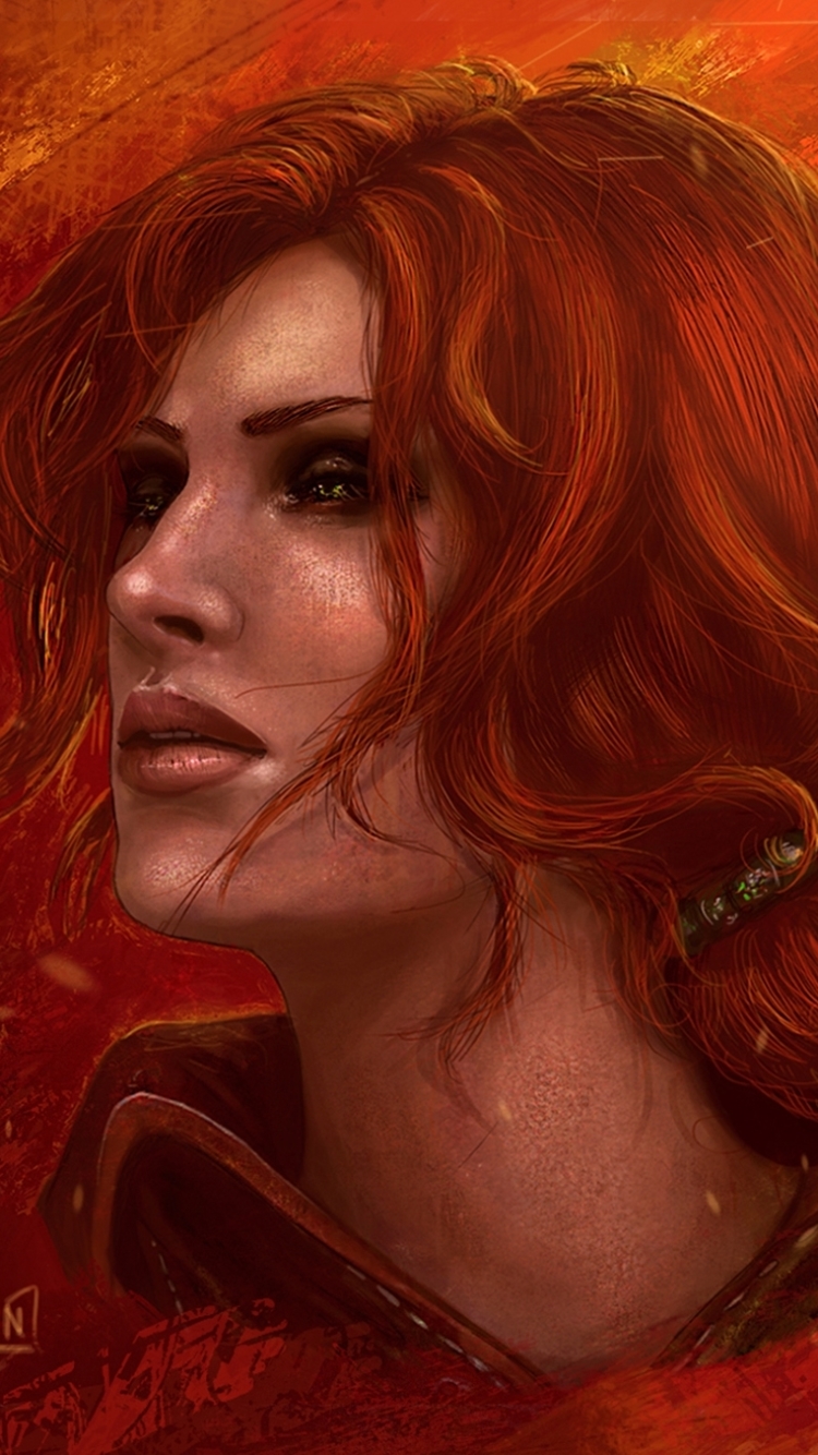 750x1334  Triss Merigold iPhone Wallpapers