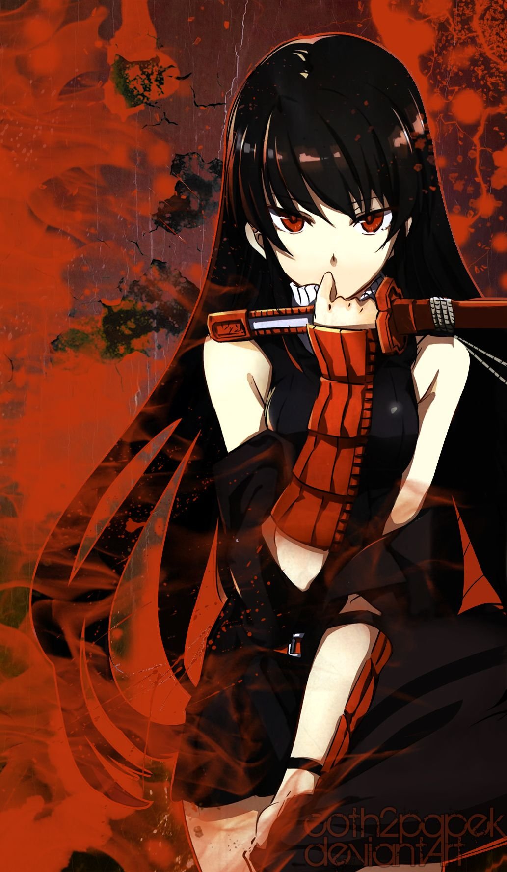 1033x1776  Аниме акаме - 56 фото