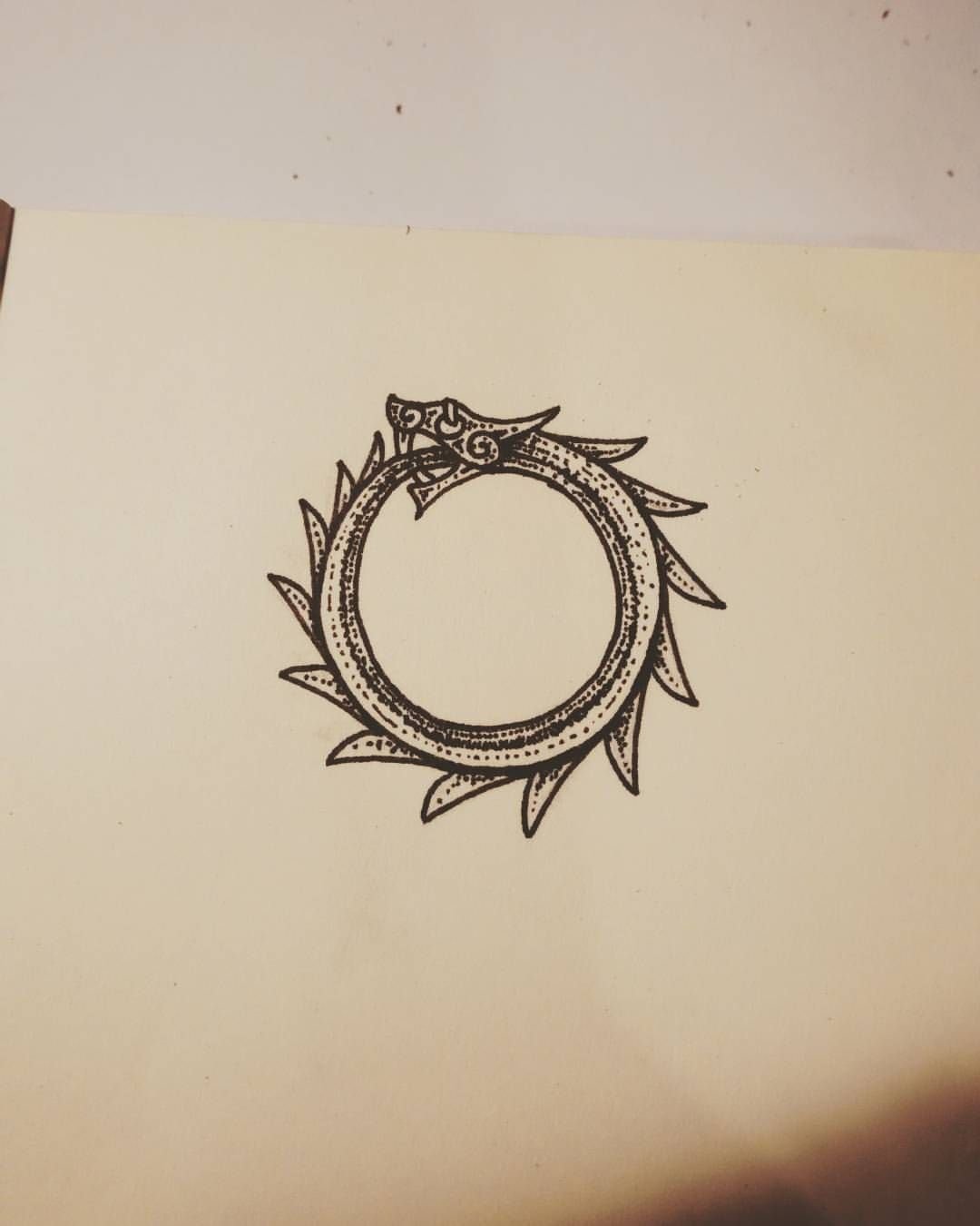 1080x1350  Уроборос эскиз - 80 фото