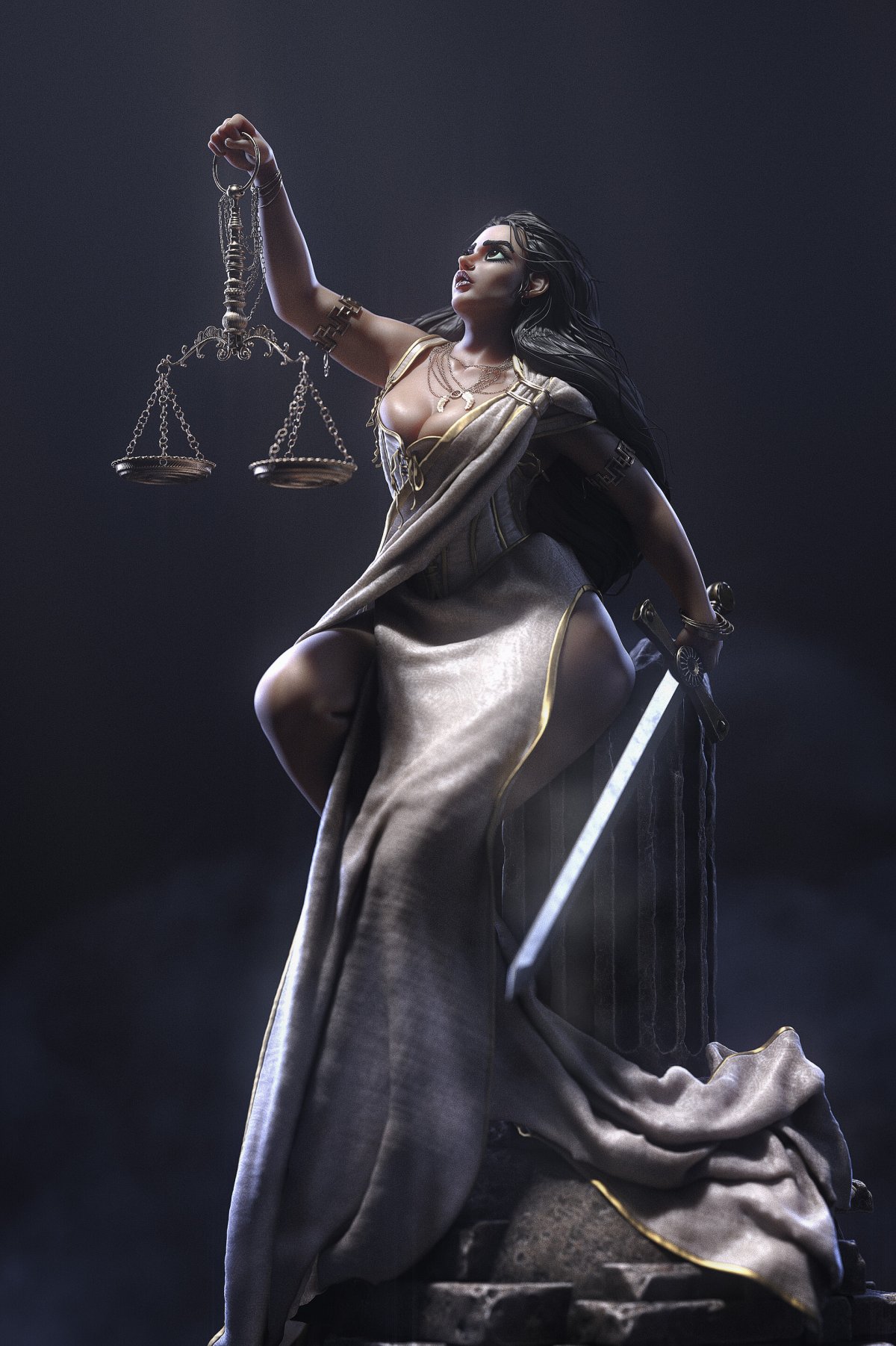 1200x1802  Фемида богиня Греции - 58 фото