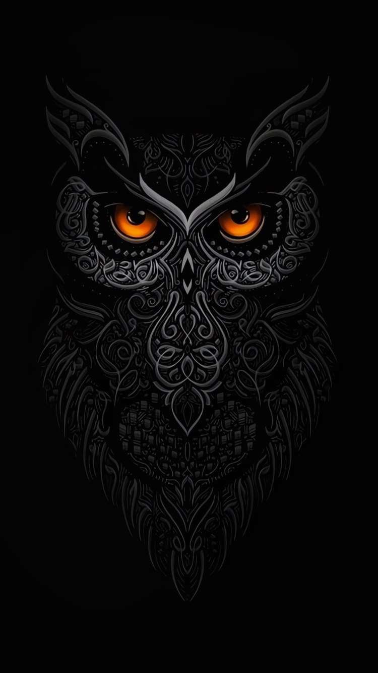 750x1334  Филин обои на телефон - 67 фото