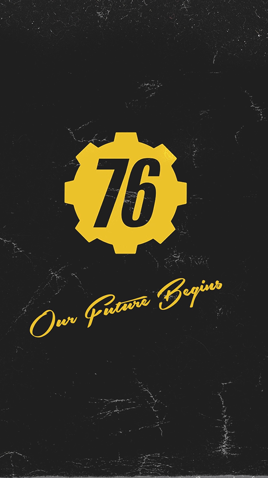 1080x1920  Фотография Fallout 76 Our future begins компьютерная игра 1080x1920