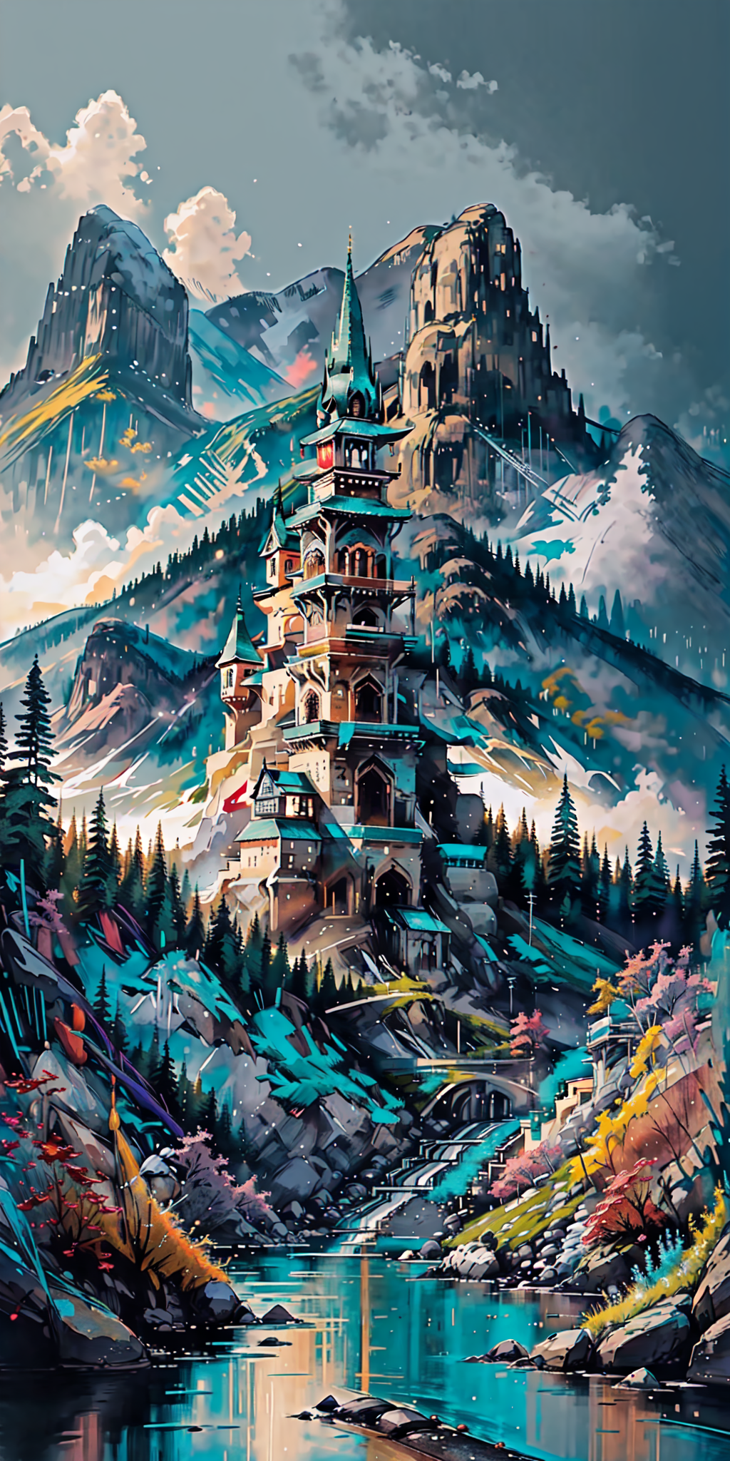 1024x2048  Нагенерила обоев | Пикабу