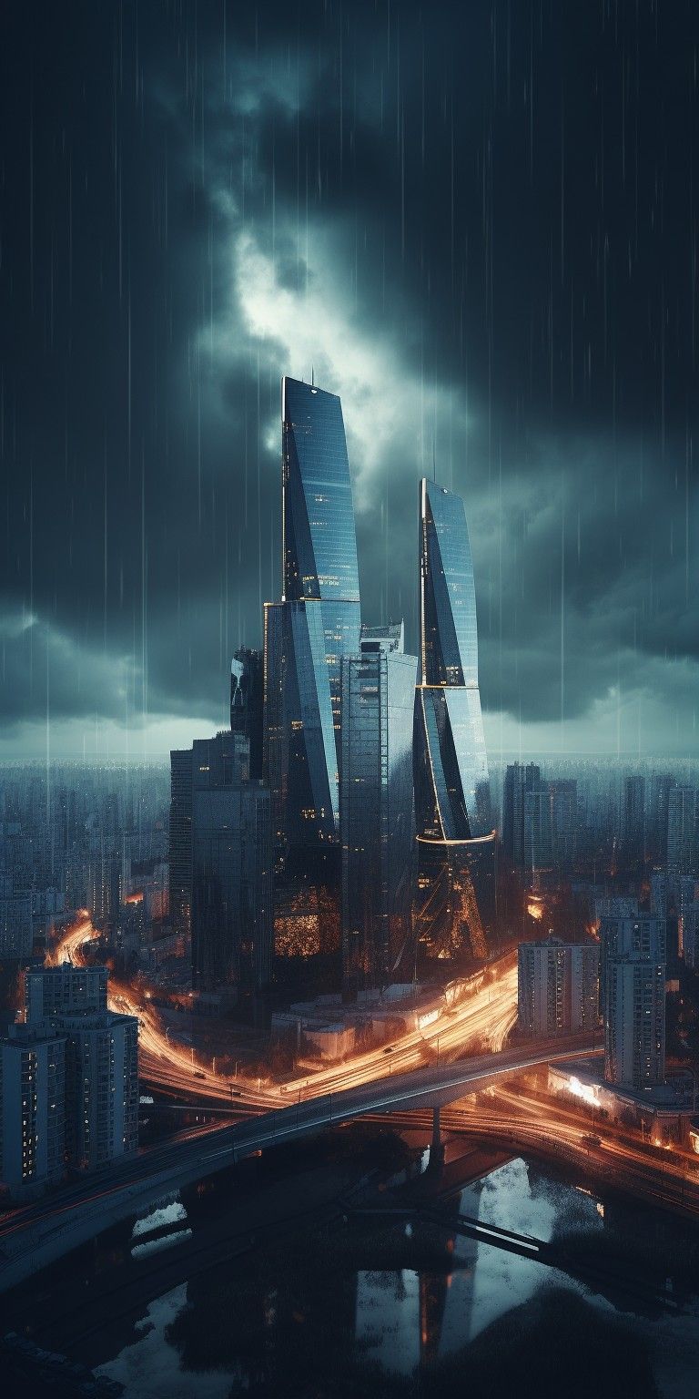 768x1536  Pin by Antarik Fox on Cyberpunk in 2023 | Futuristic city, Fantasy art  landscapes, Scifi city