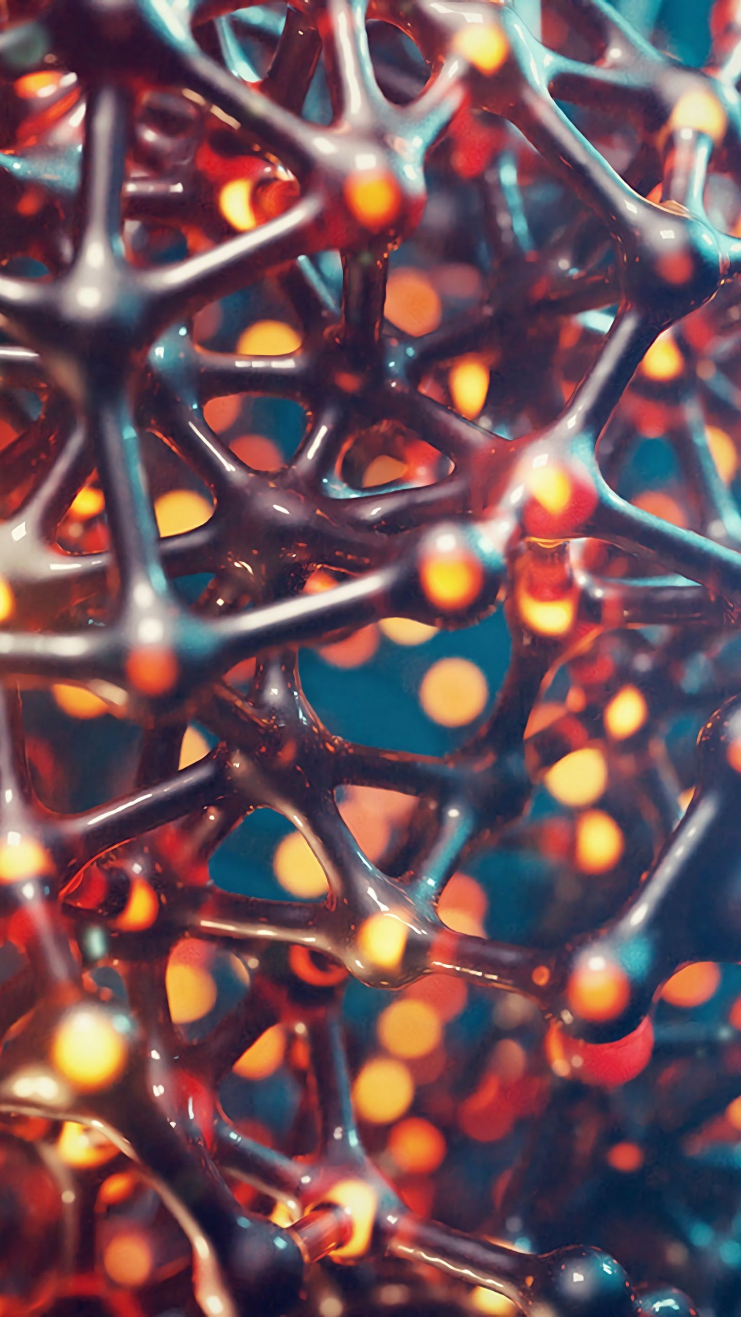 1440x2560  Обои на телефон атом, молекула, химия, соединение - скачать бесплатно в  высоком качестве из категории \"3D\"