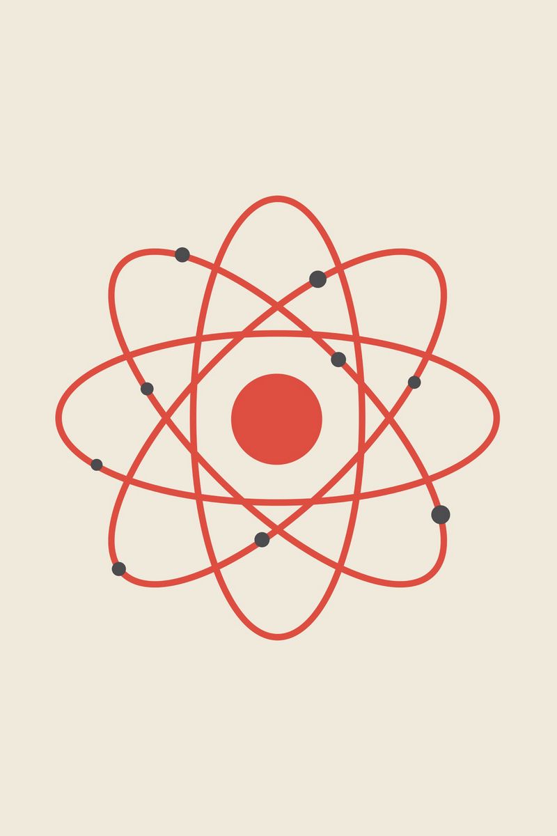 800x1200  Скачать 800x1200 атом, химия, молекула, минимализм, вектор обои, картинки  iphone 4s/4 for parallax