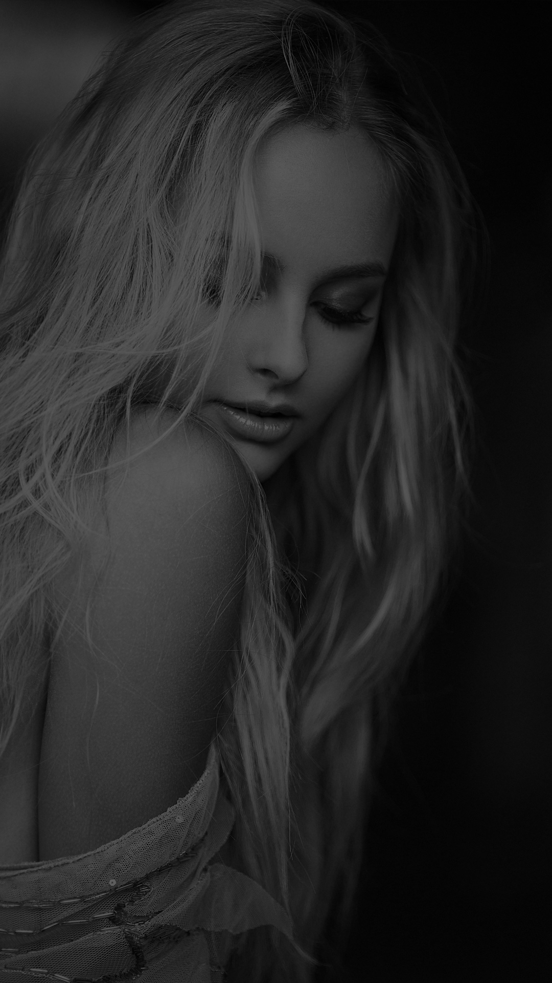 1080x1920  Черно-белое, Девушки - Обои на телефон Full HD | Пикабу