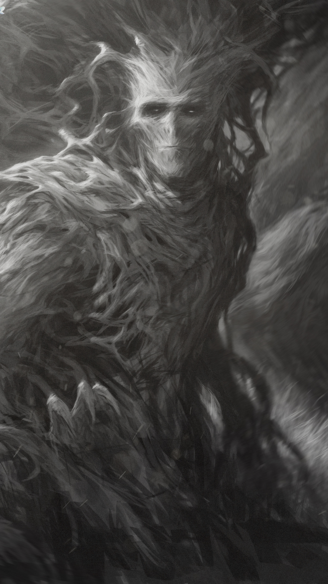 1080x1920  Фотография Фэнтези Черно белое Сверхъестественные существа 1080x1920
