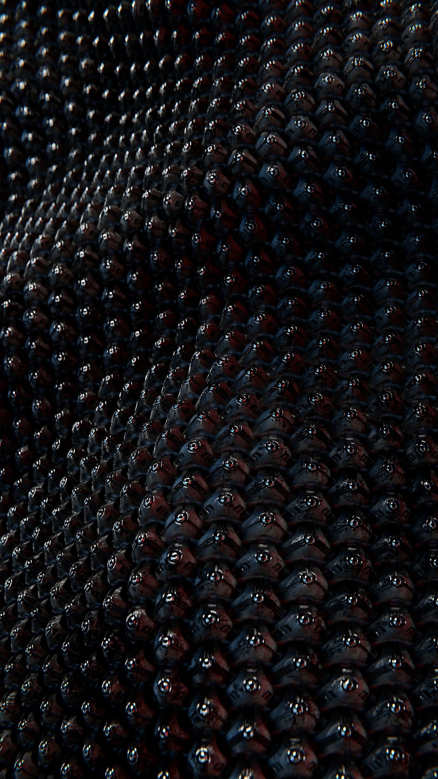 1440x2560  Обои на телефон структура, рельеф, волнистый, объемный, темный - скачать  бесплатно в высоком качестве из категории \"3D\"