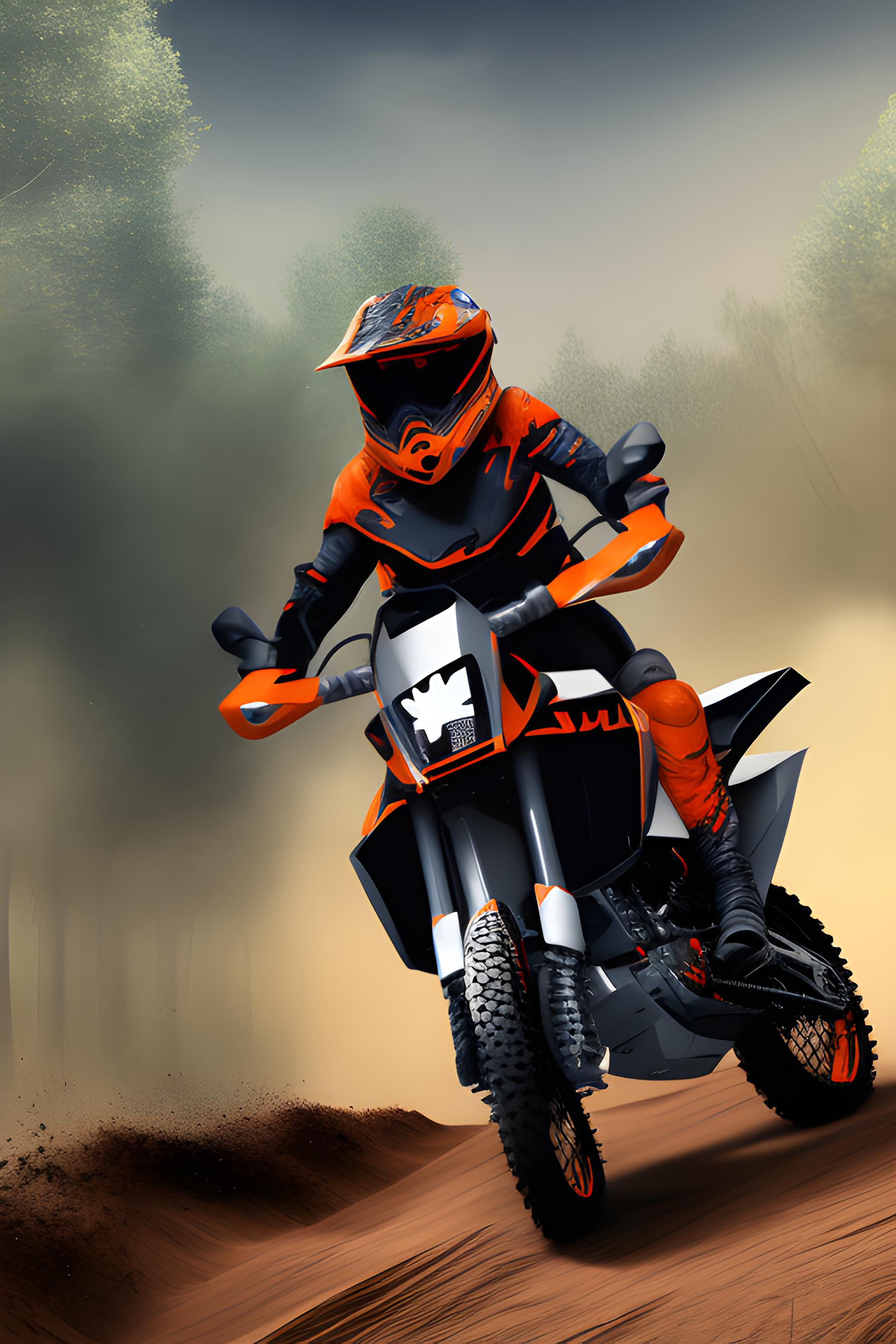 2048x3072  Скачать картинку Через бревно на эндуро бесплатно