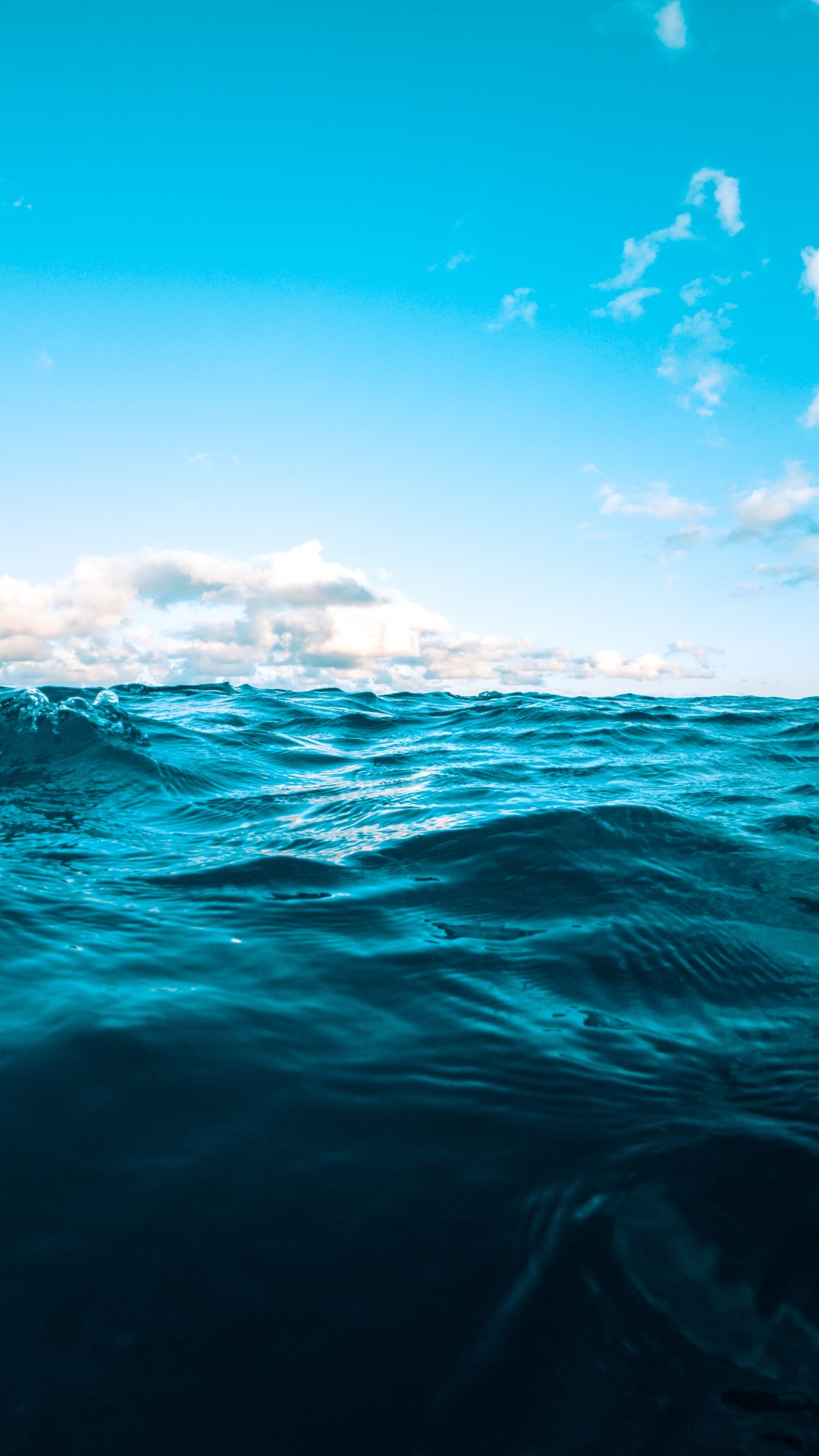 1080x1920  Обои синий, вода, океан, море, горизонт на телефон Android, 1080x1920  картинки и фото бесплатно