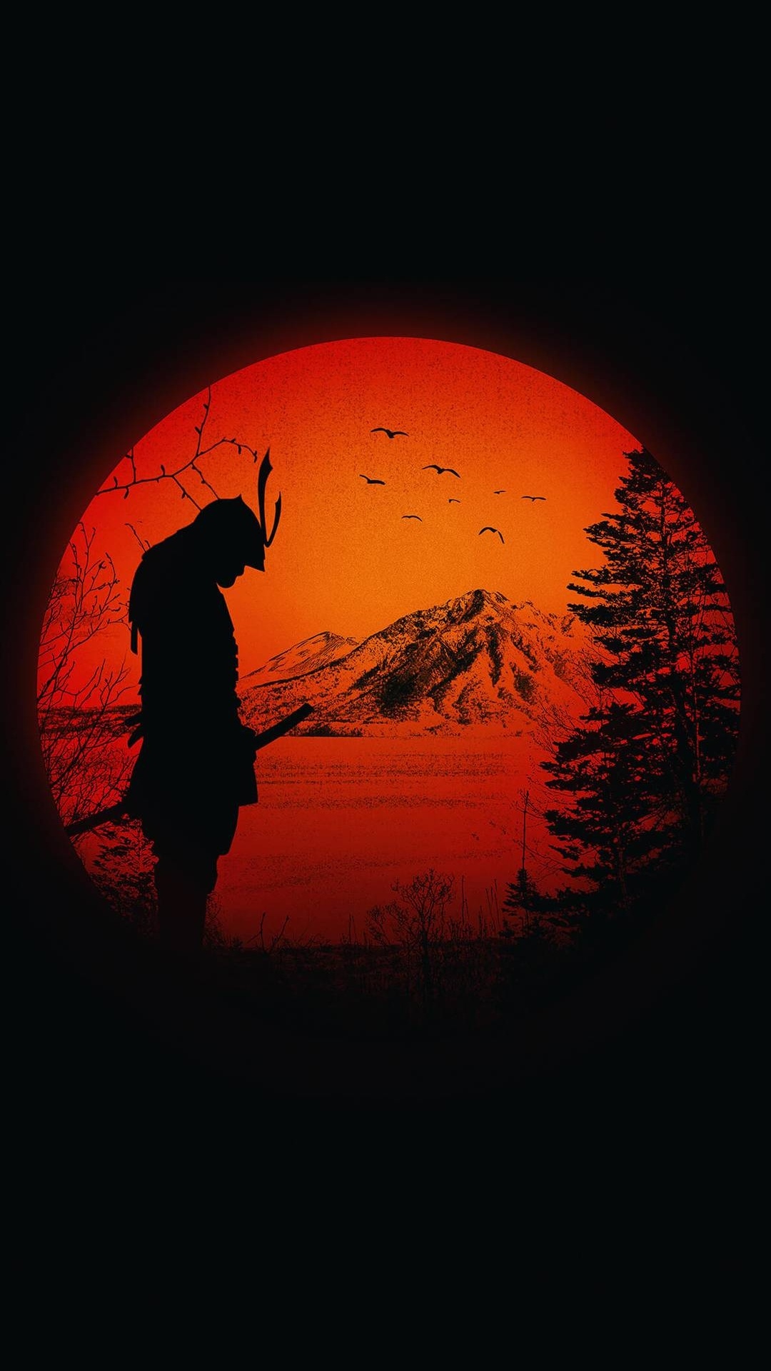 1080x1920  Обои Самурай, воин, произведение искусства, Rnin, ниндзя на телефон  Android, 1080x1920 картинки и фото бесплатно