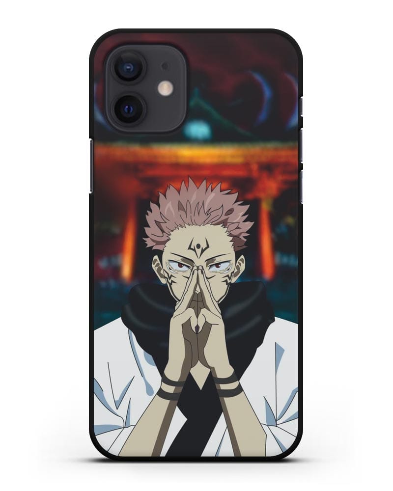 800x1000  Чехол аниме Магическая битва (Jujutsu Kaisen) Джуджатсу Кайсен Дзюго Рёмен  Сукуна для iPhone 12 силикон купить недорого в интернет-магазине Caseme