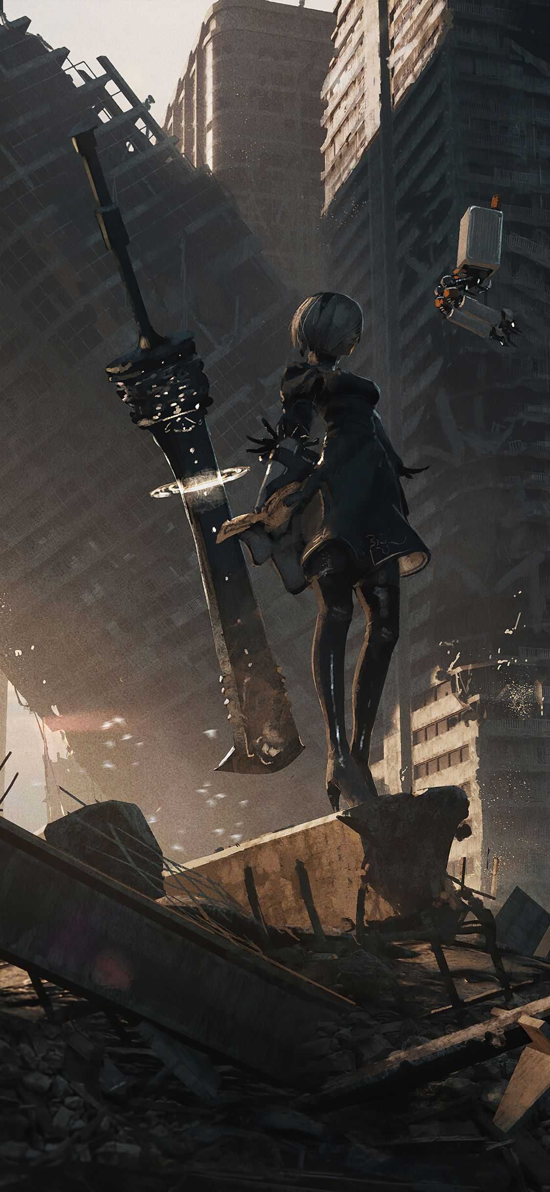 1125x2436  Обои Nier Automata Android Узнайте больше обоев 2B, Games, NieR, NieR Automata, Yorha. https://www.kolpaper.co… | Ниер автоматы, Автоматы, Обои для Андроид