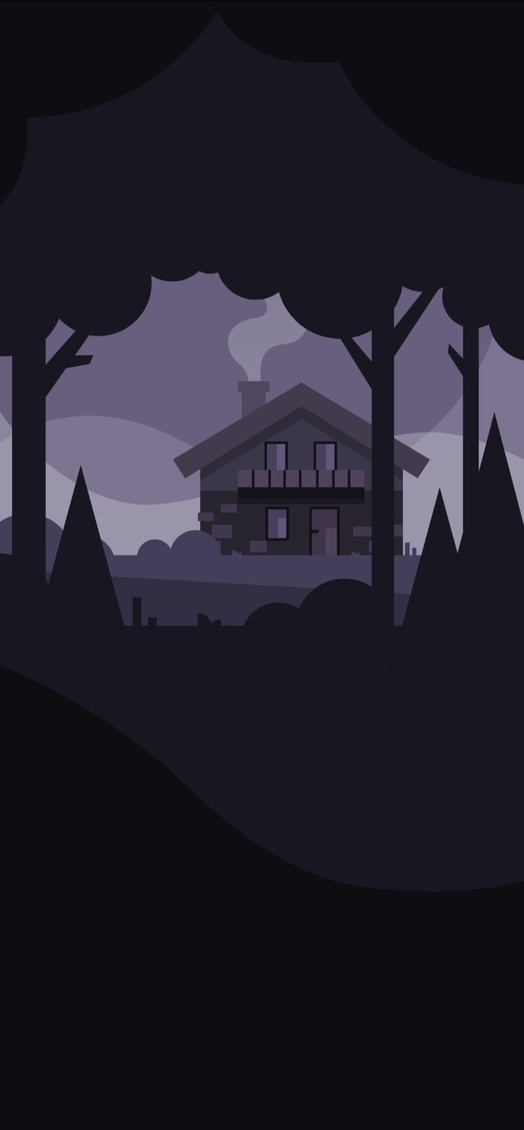 736x1588  Дом черный | Обои для телефона, Красивые обои, Темные обои для телефона