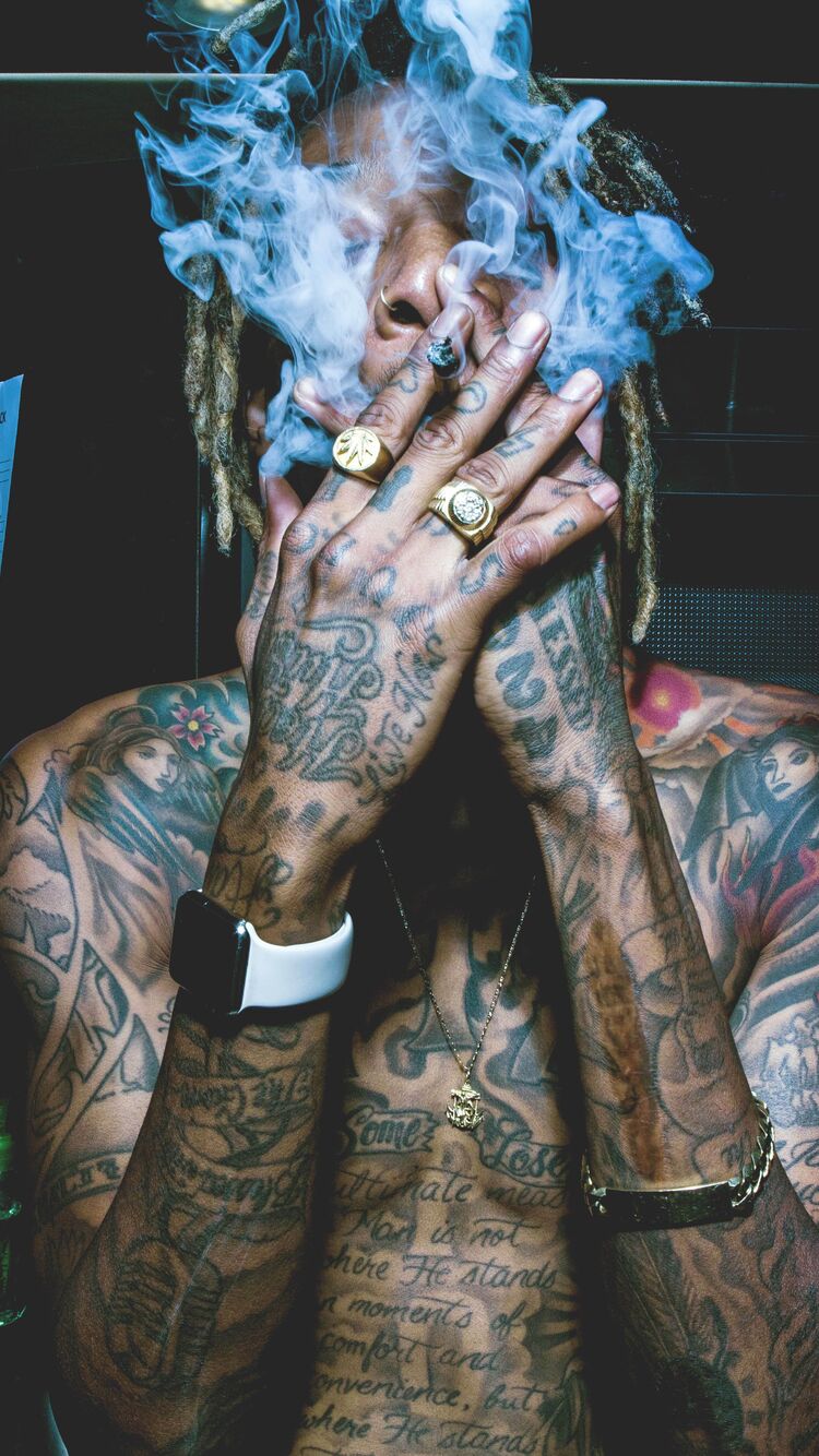 750x1334  Wiz Khalifa Wallpaper iPhone 5 в 2020 году | Волшебник Уиз Халифа Iphone wallpaper