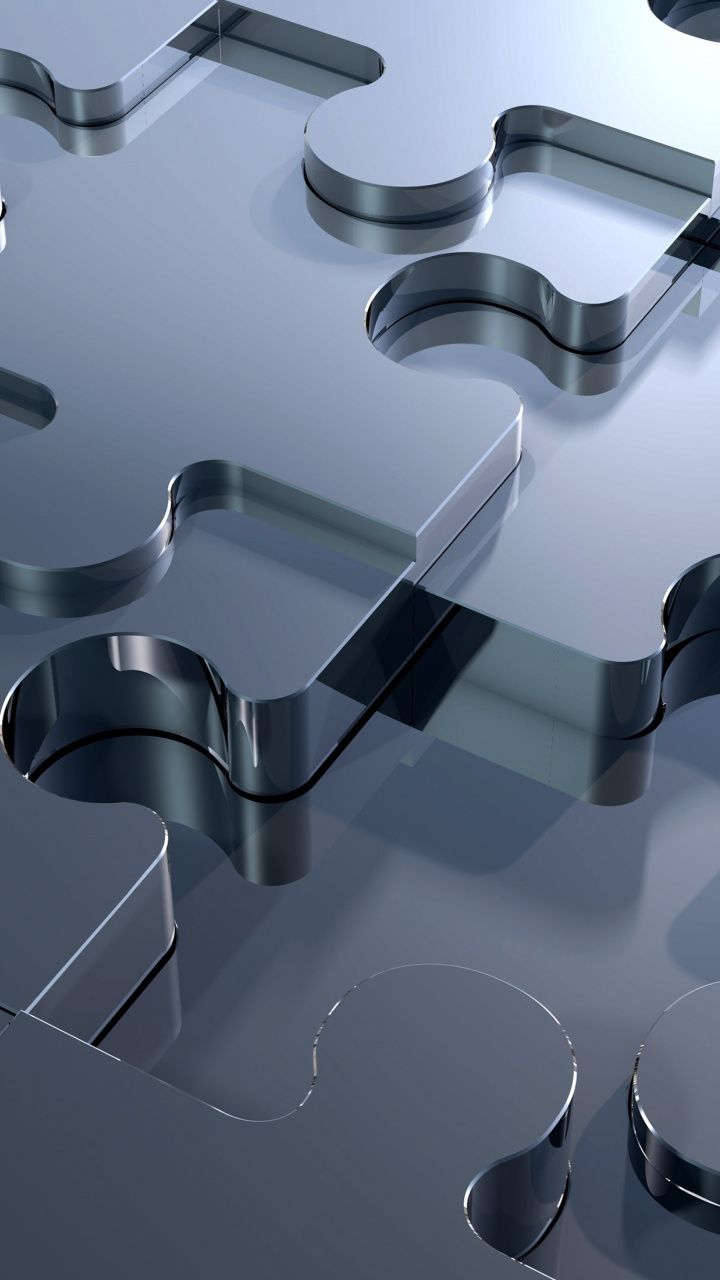 720x1280  3D, silver, missing piece, puzzle, pieces board, 720x1280 wallpaper | Android  wallpaper black, Wallpaper iphone neon, Black phone wallpaper