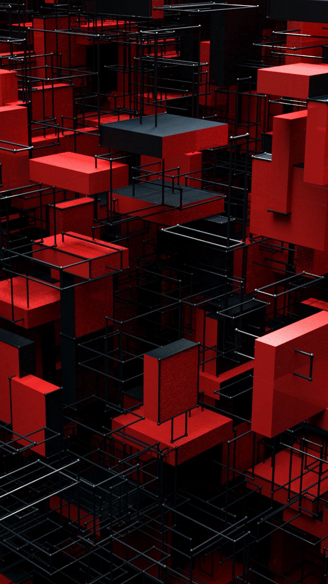 1080x1920  Скачать 1080x1920 структура, 3d, конструкция, красный, черный обои, картинки samsung galaxy s4, s5, note, sony xperia z, z1, z2, z3, htc one, lenovo vibe