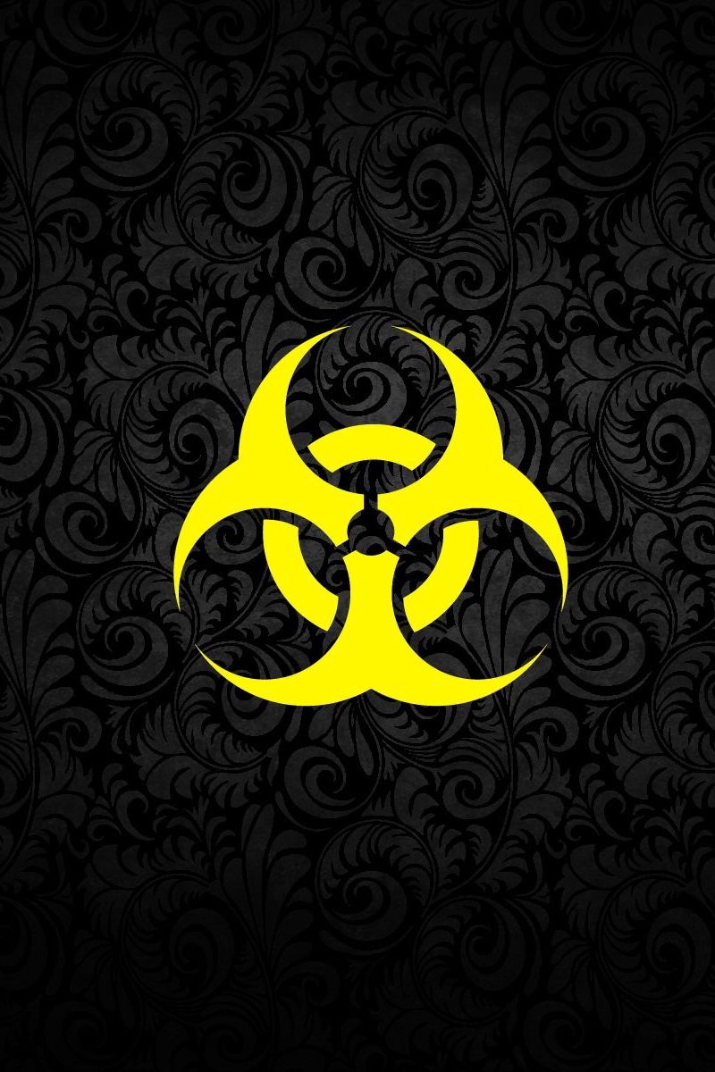 800x1200  Скачать 800x1200 фон, текстура, узоры, темный, знак, символ, радиация обои,  картинки iphone 4s/4 for parallax