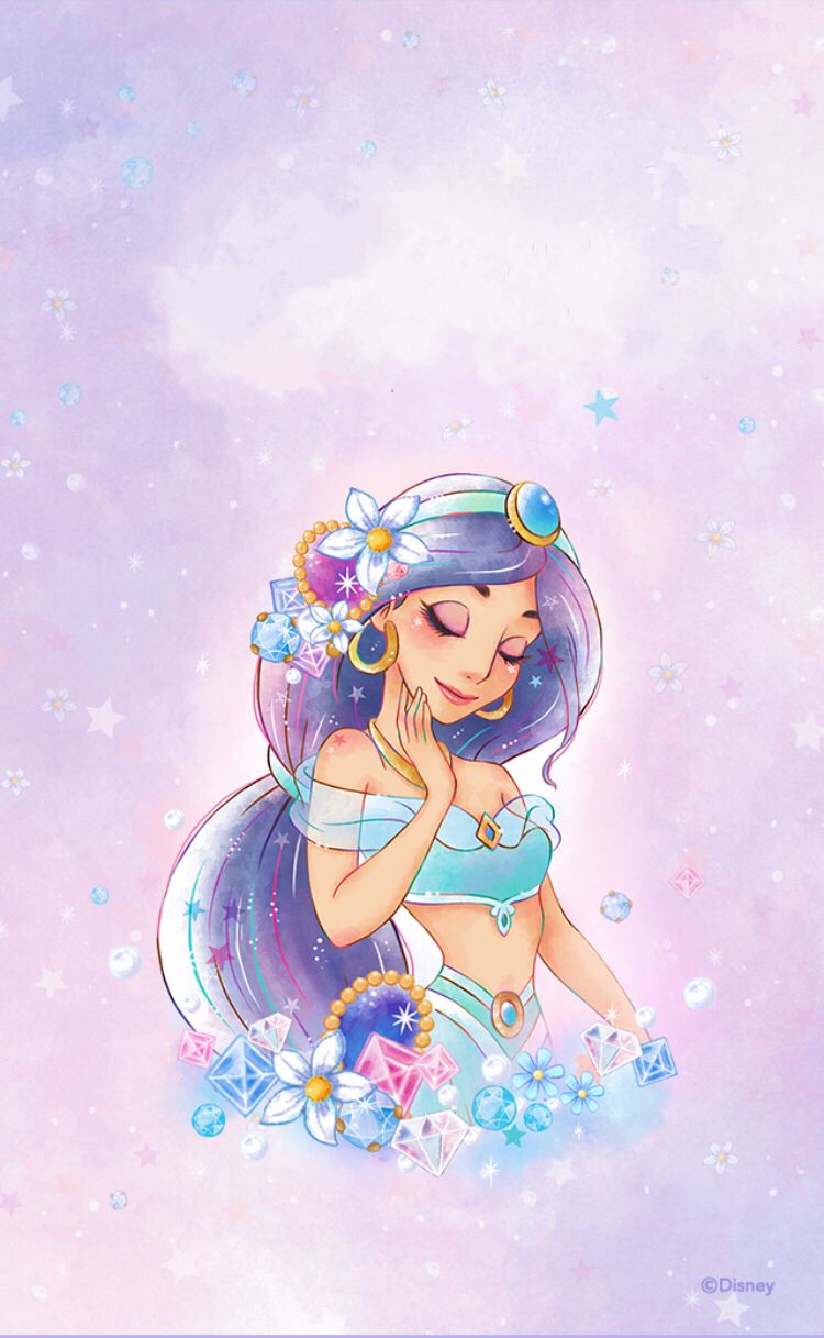750x1217  Jasmine | Disney wallpaper, Disney princess wallpaper, Disney princess art