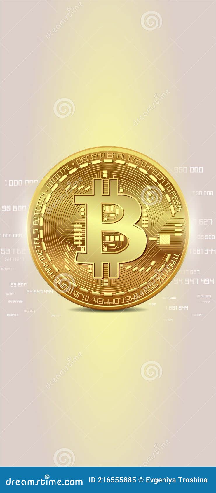 740x1690  обои для телефона bitcoin иллюстрация штока. иллюстрации насчитывающей  изображение - 216555885