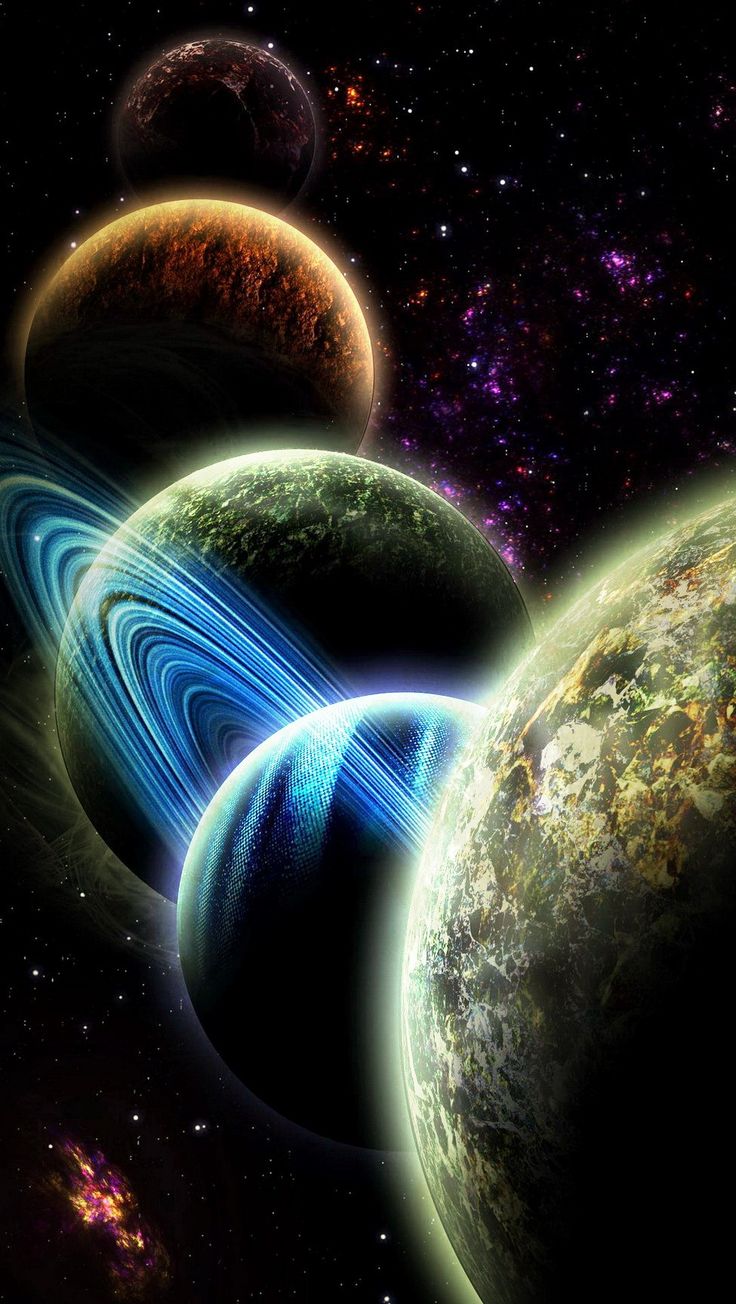 736x1304  Парад планет рисунок в 2023 г | Глубокий космос, Вселенная искусство,  Планеты