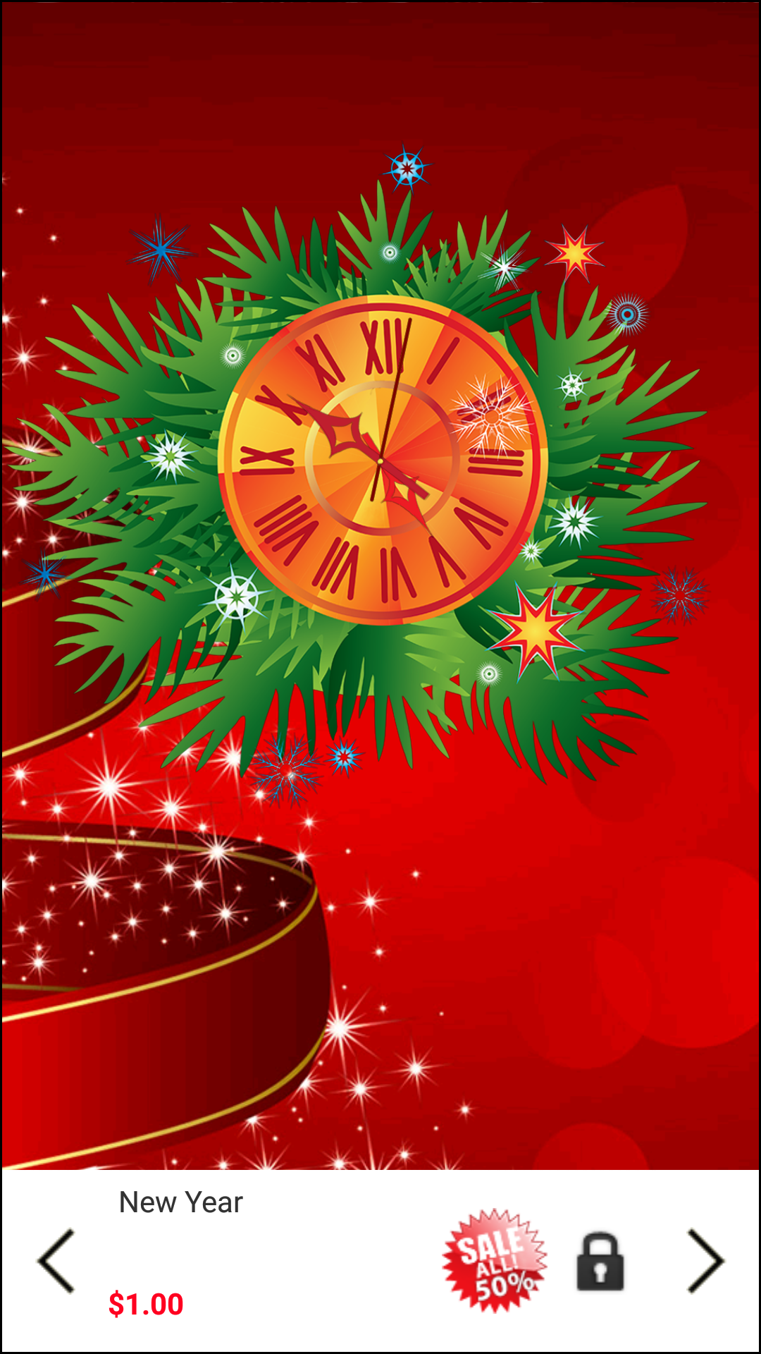 1080x1920  Новогодние Часы Живые Обои - MaxLab - андроид программы, живые обои!