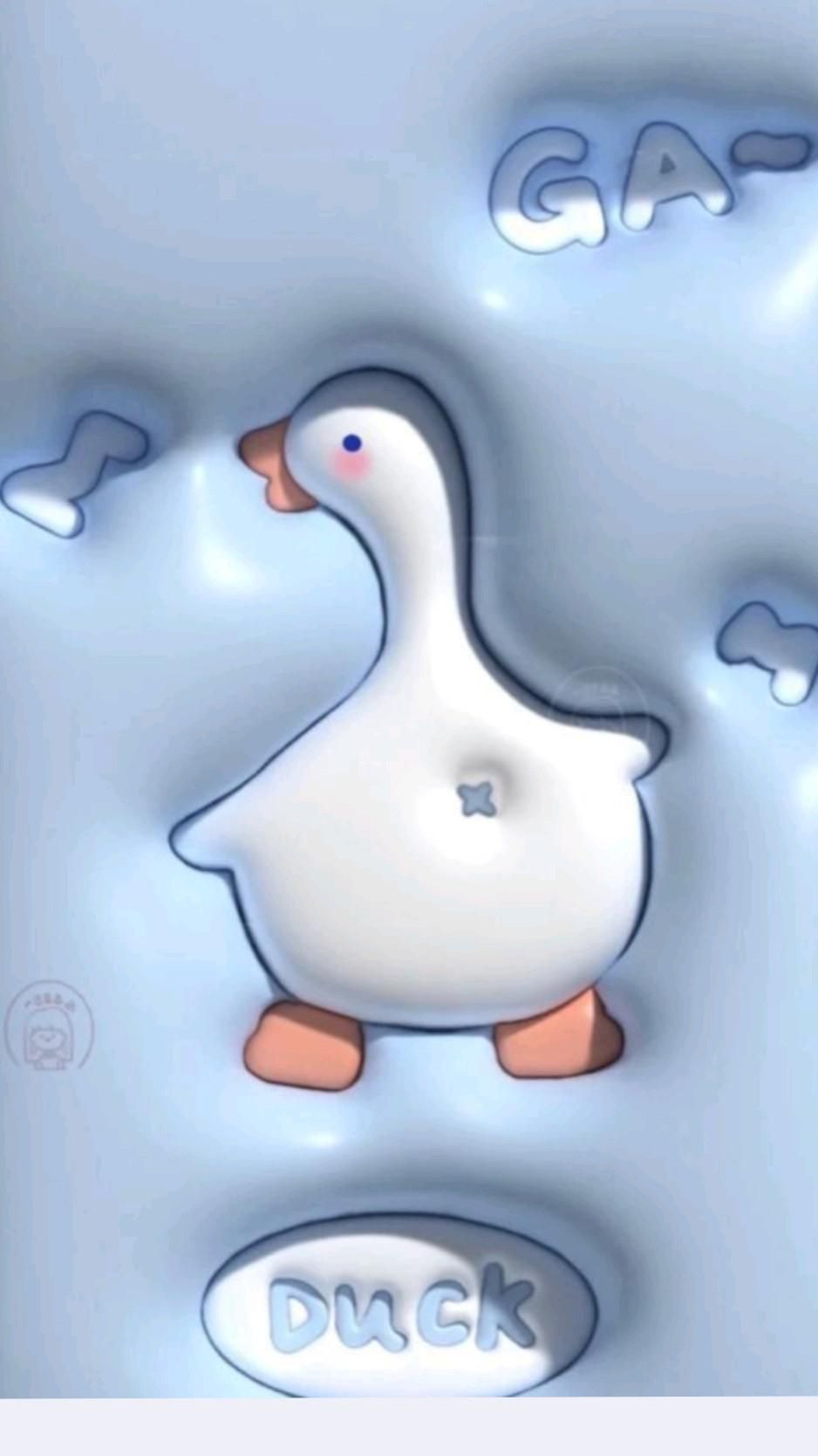 938x1668  Уточка🪿 в 2023 г | 3d обои, Рисунки пузырями, Милые обои