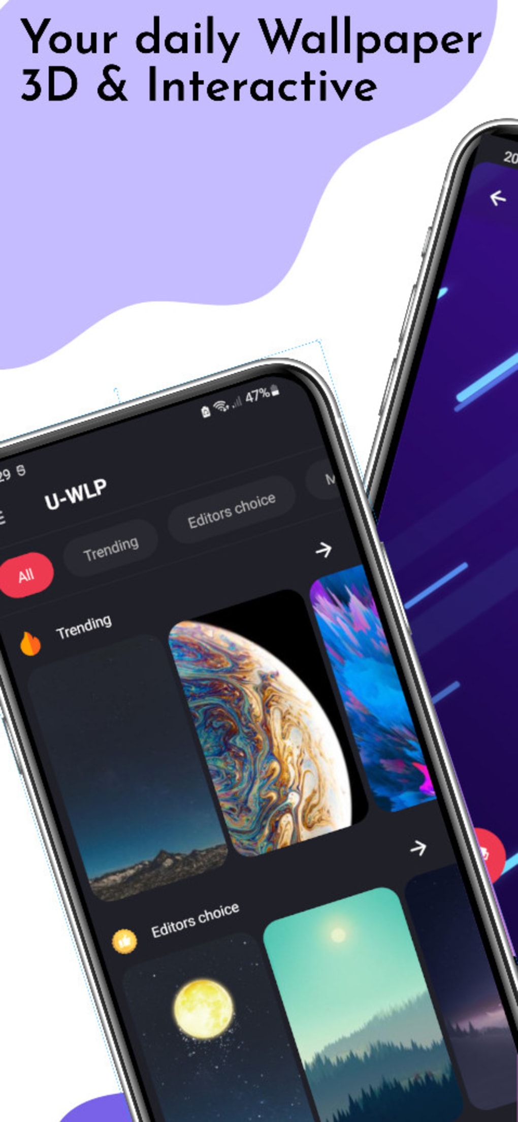 1020x2209  Depth 3D Wallpaper для Android — Скачать