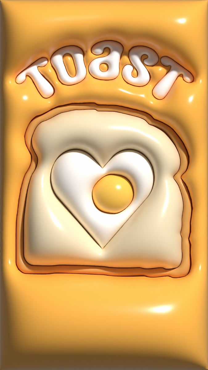 675x1200  toast • wallpaper by eezi в 2023 г | 3d обои, Рисунки пузырями, Обои для  телефона