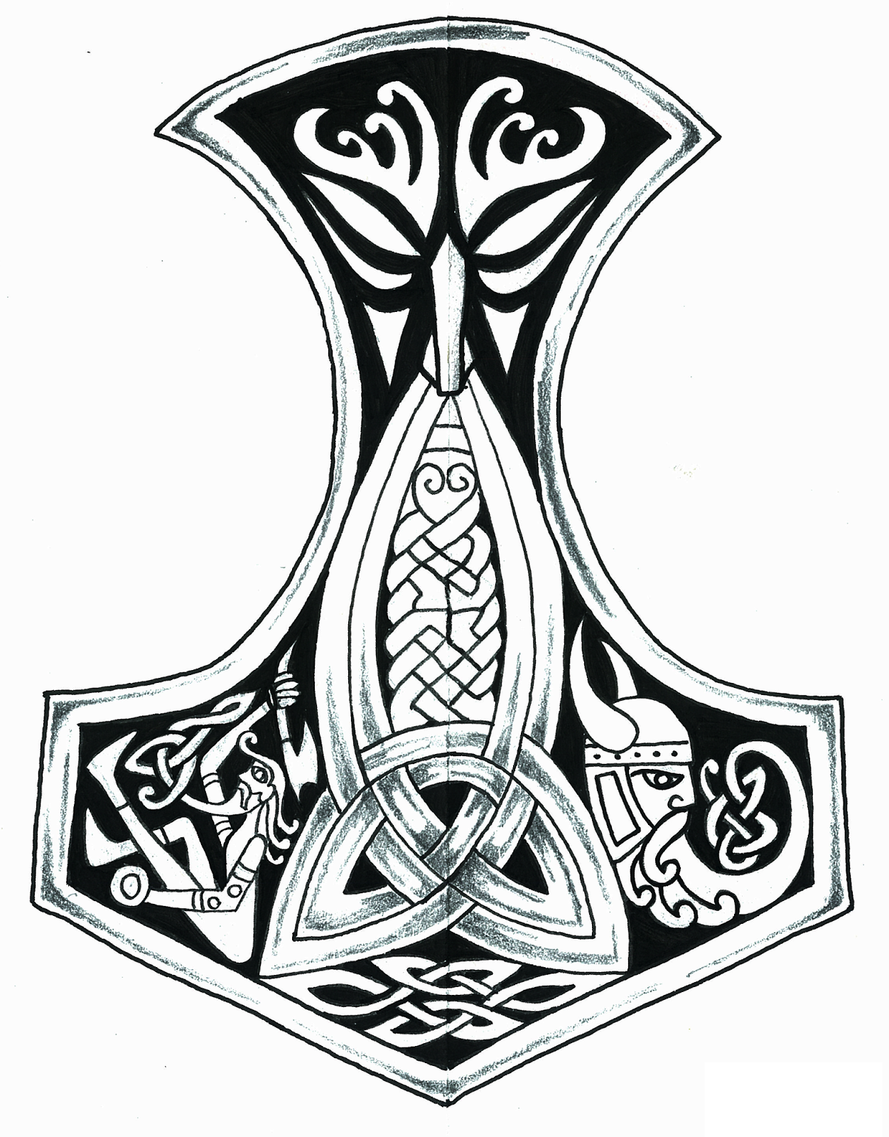 1251x1600  Секира перуна эскиз - 40 фото