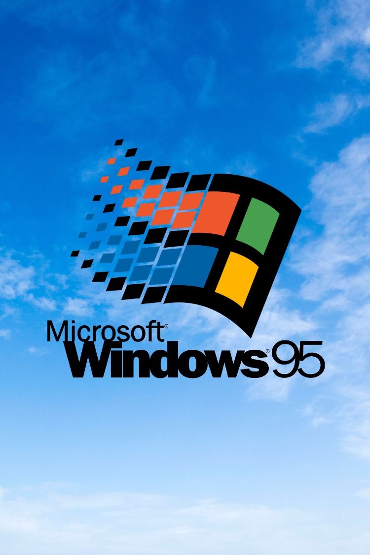 750x1125  Microsoft Windows 95 Wallpaper | Обои для рабочего стола Windows 95 Huawei Ретро обои