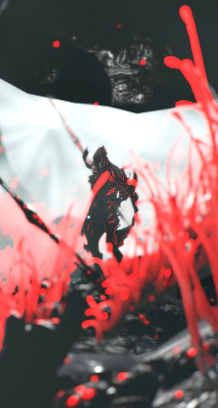 744x1392  Обои для iPhone Warframe — Пещера обоев