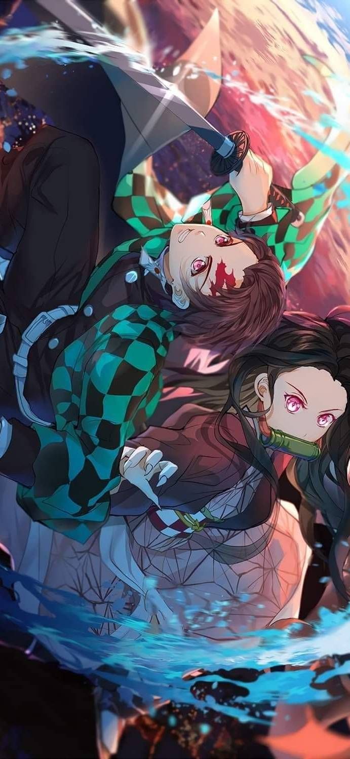 691x1498  Обои «Клинок, рассекающий демонов» на телефон