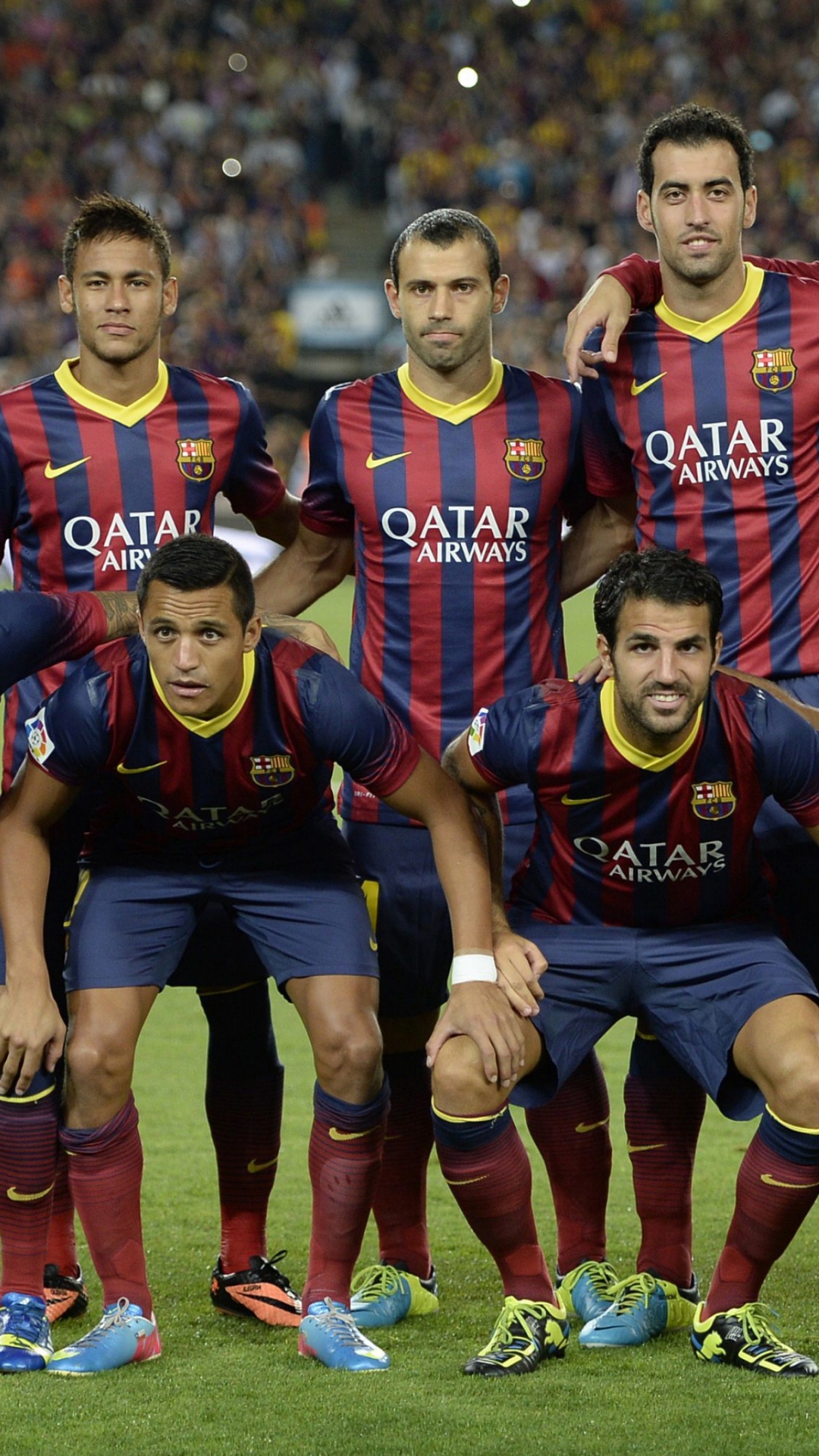 1080x1920  Обои Лионель Месси, Неймар, ФК Барселона, занятие спортом, команда на  телефон Android, 1080x1920 картинки и фото бесплатно