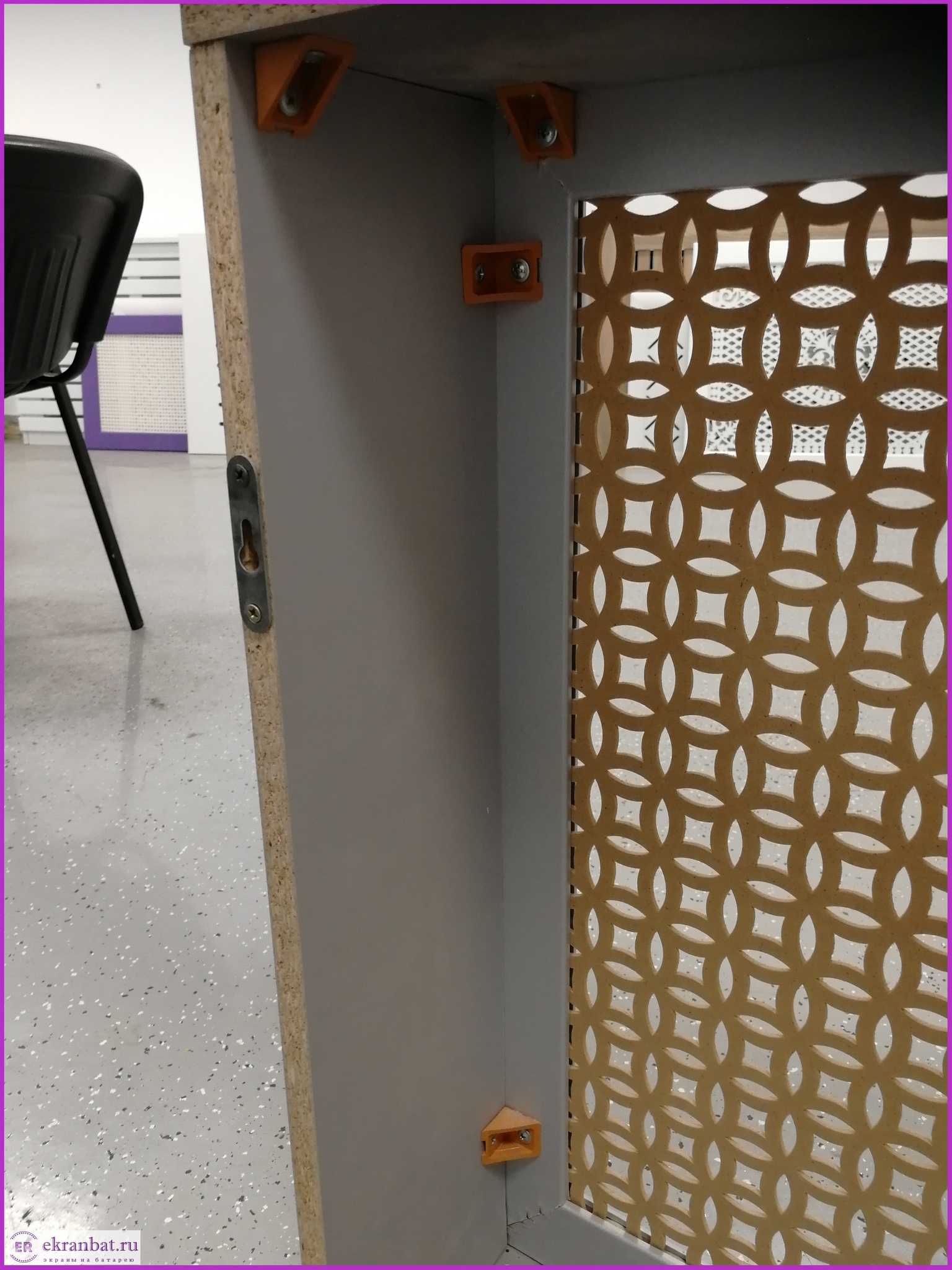 1536x2048  Экран короб на батарею из МДФ \"СТАНДАРТ\"