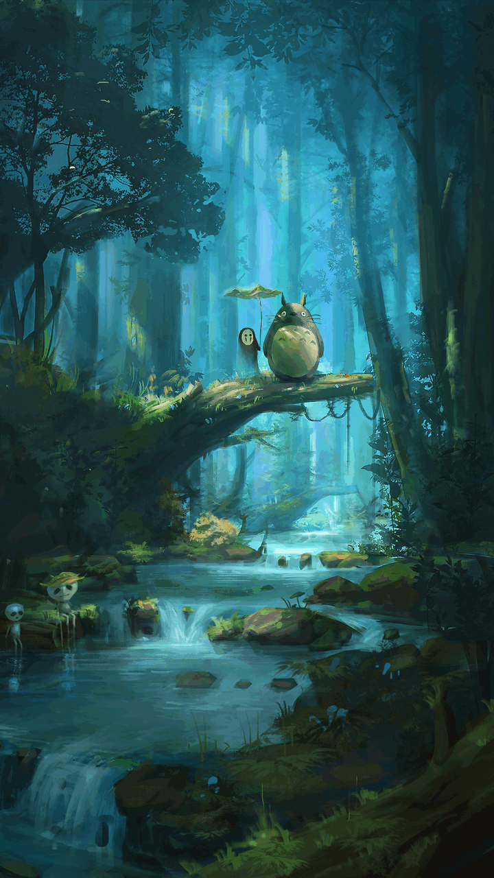 720x1280  Рисованная красота на обои ваших телефонов (720x1280) | Пикабу