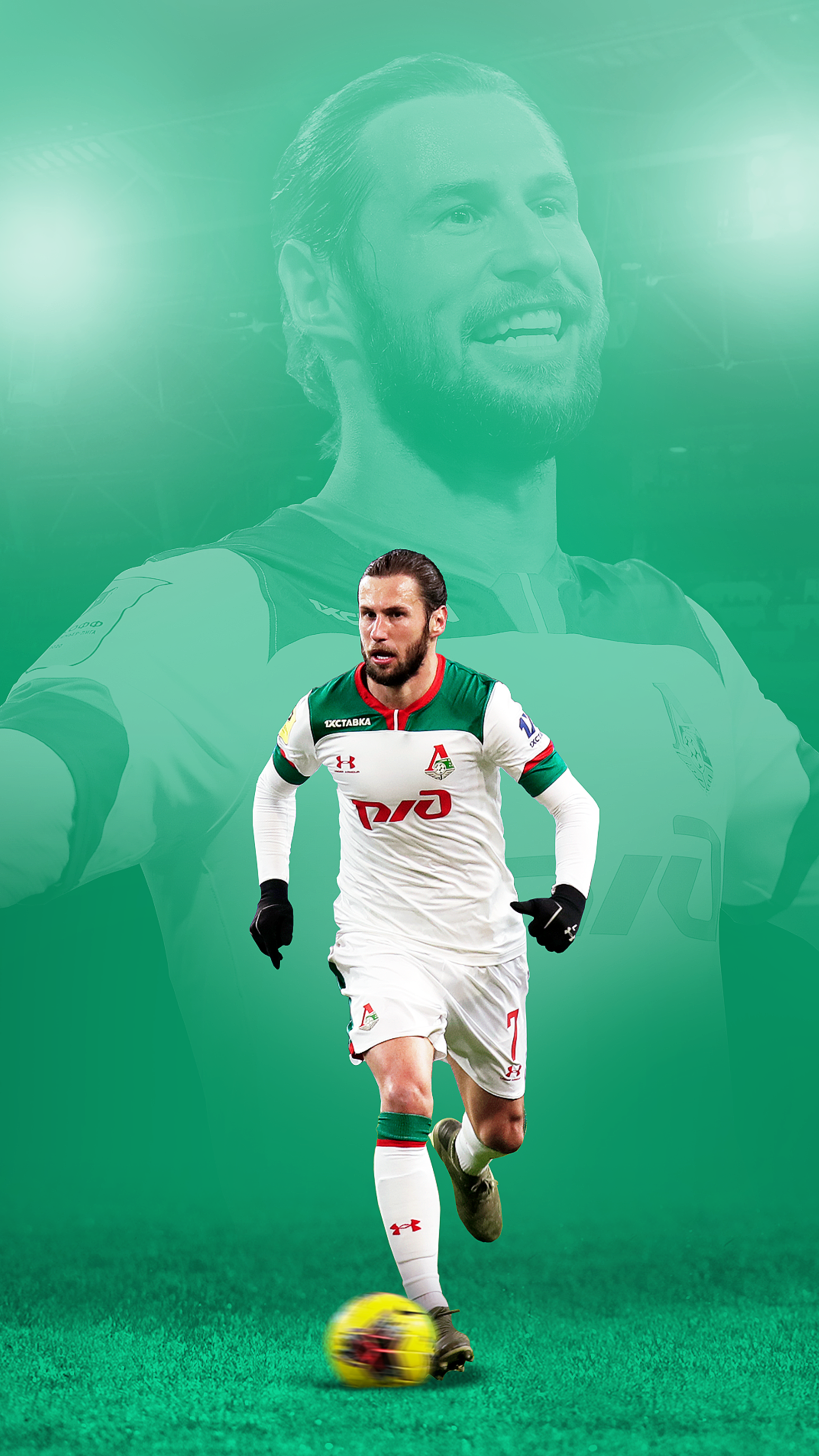 1800x3200  Заставки | ФК Локомотив