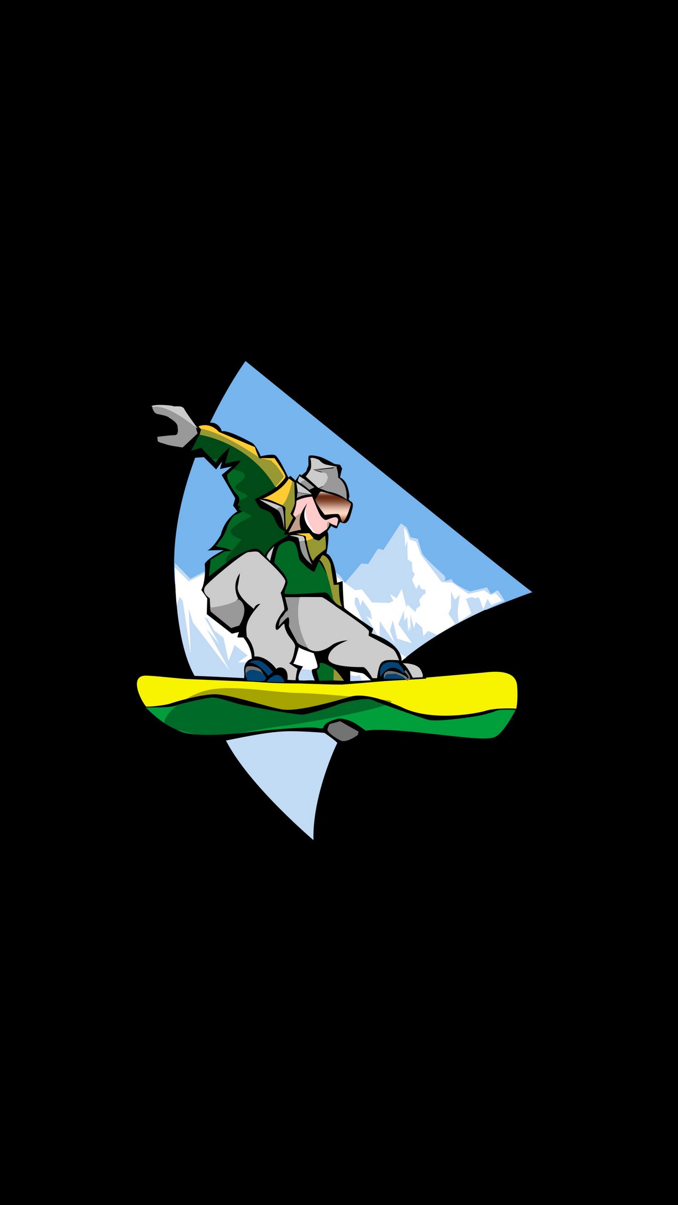 1350x2400  Скачать 1350x2400 сноубордист, сноуборд, логотип, вектор обои, картинки  iphone 8+/7+/6s+/6+ for parallax