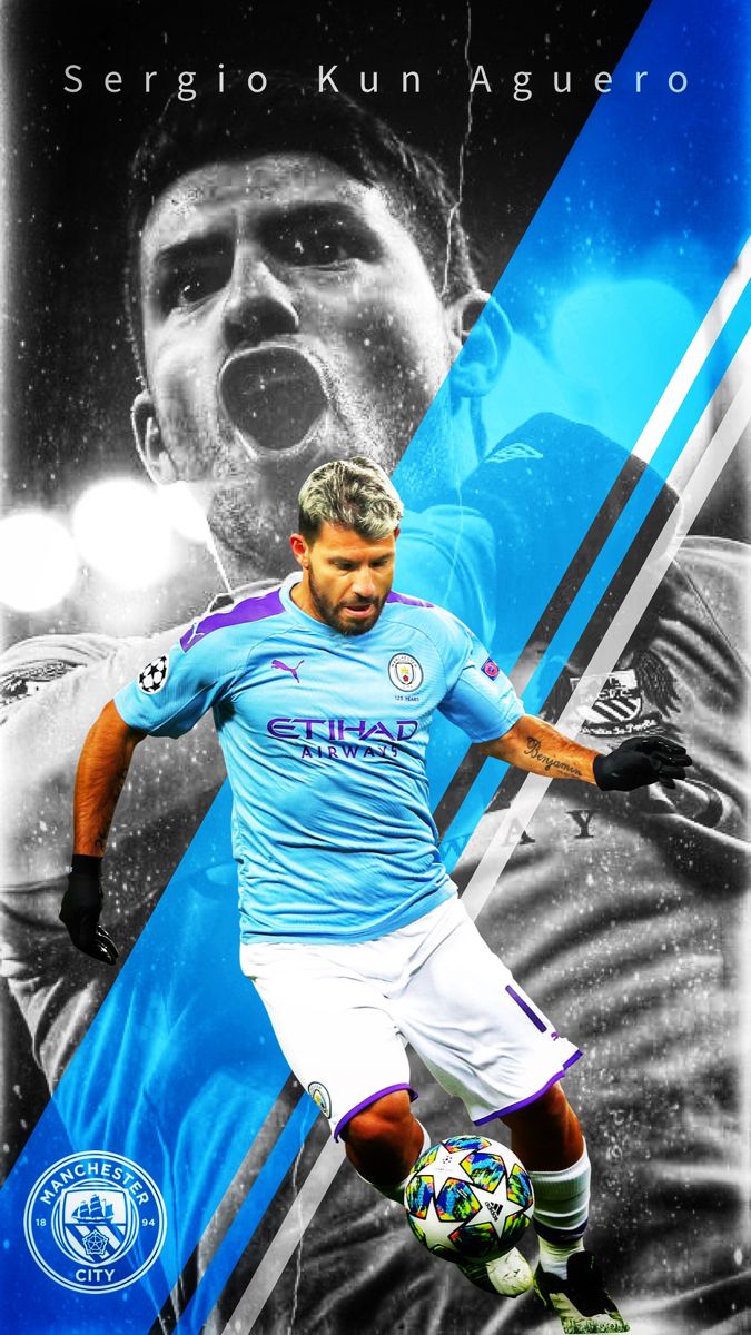 675x1200  Серхио Кун Агуэро | Обои Манчестер Сити, Манчестер Сити, Городские обои