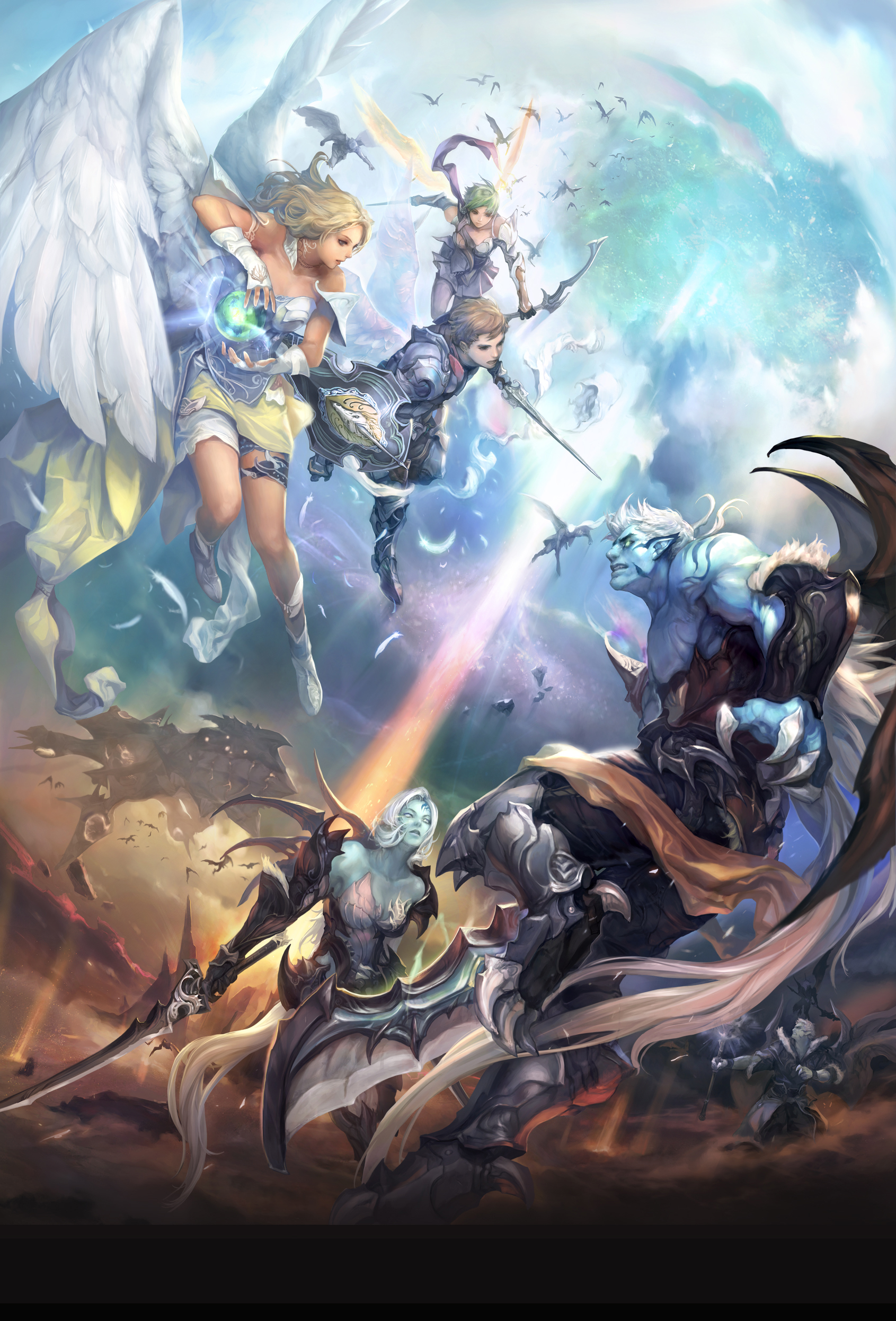 1691x2492  Асмодиан - Aion: The Tower of Eternity - Доска изображений Zerochan Anime