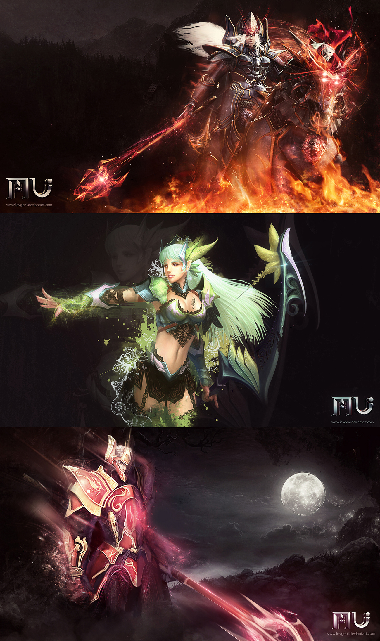 1300x2194  Aion: Асмодианский гладиатор HD обои